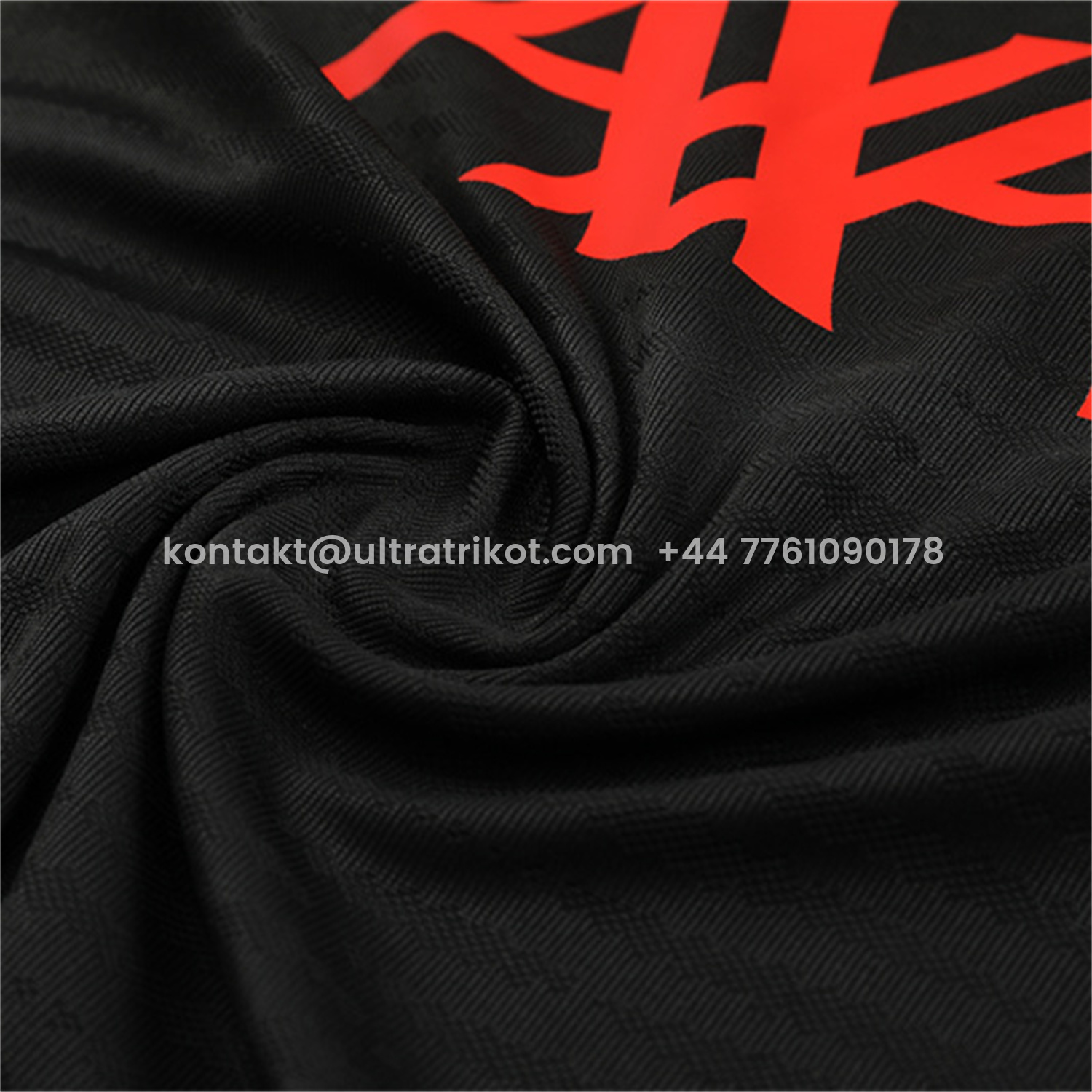 UltraTrikot-Liver.pool 25-26 Kids Long Sleeve Training Set - Player Version - Black Top & Black Pants