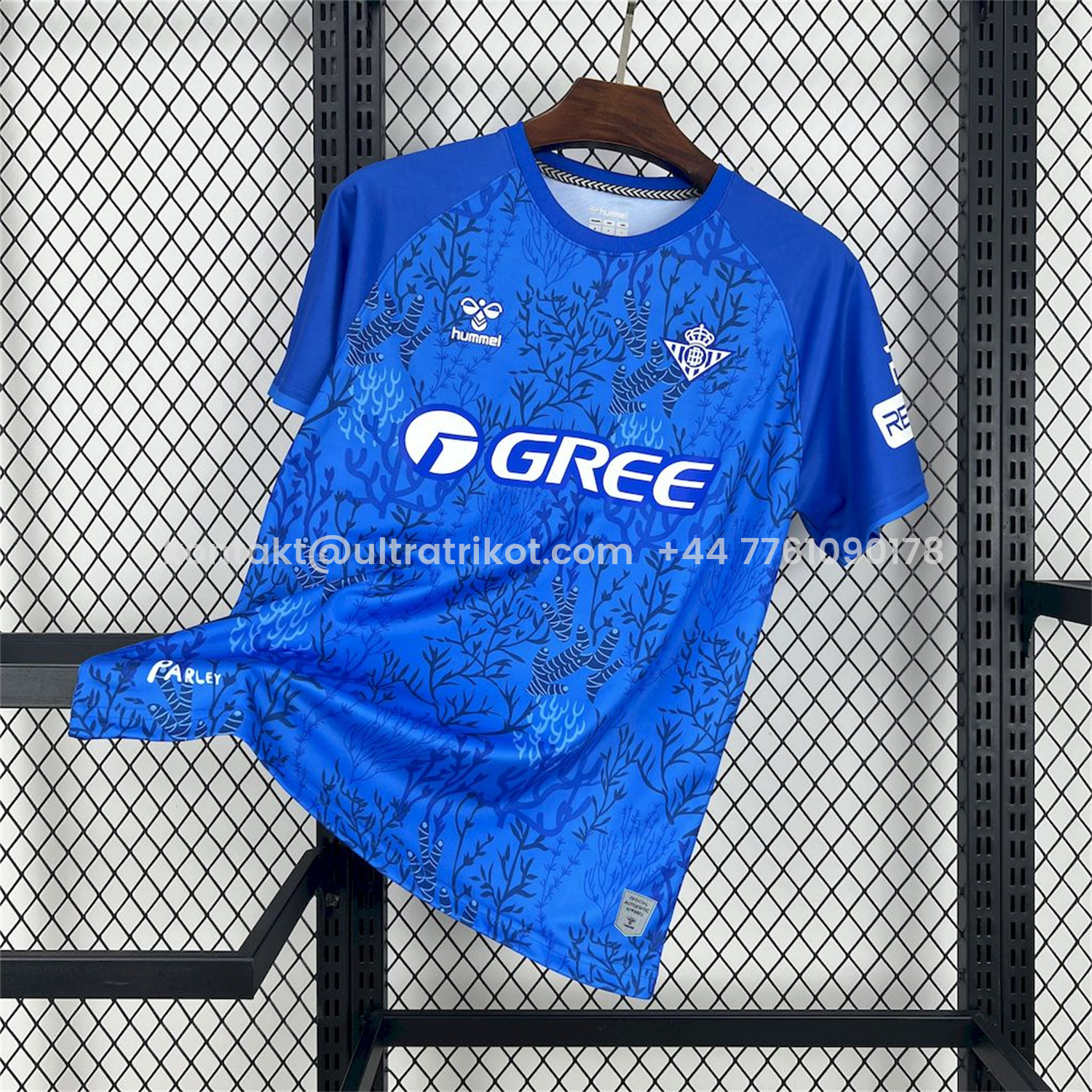UltraTrikot-Real Betis 24-25 Blue GK Sustainability Jersey - Fans Version