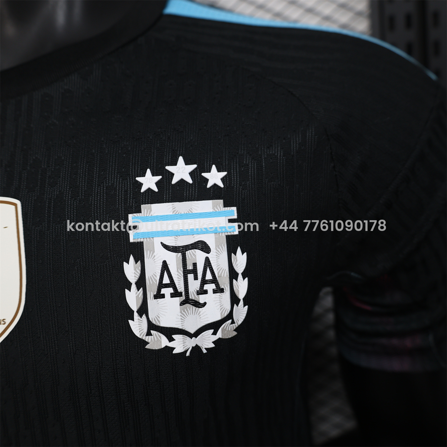 UltraTrikot-Argentina 2026 Black Pre-Match Training Jersey - Player Version