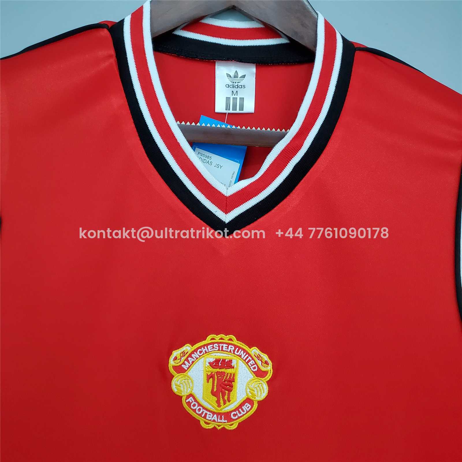 UltraTrikot-Retro Manchester United 85-86 Home Stadium Jersey