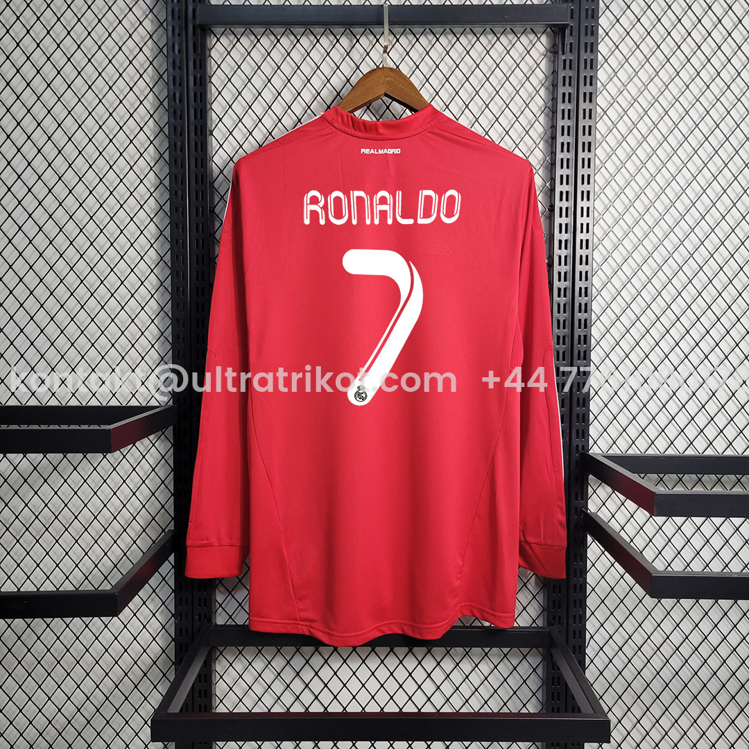 UltraTrikot-Retro Real Madrid 11-12 Third Away Long Sleeve Jersey