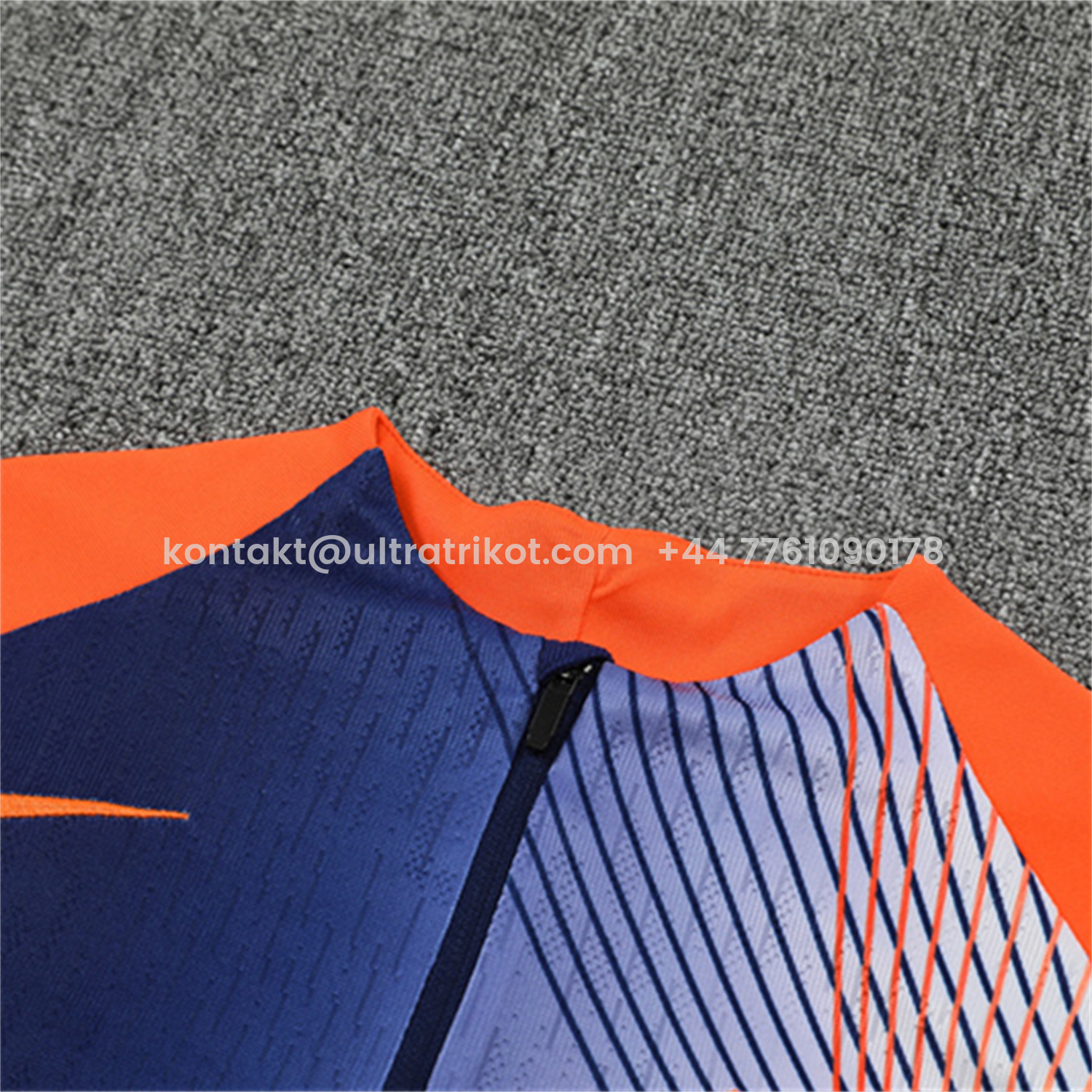 UltraTrikot-Barcelona 25-26 Long Sleeve Training Set - Red Blue Line Top & Blue Pants