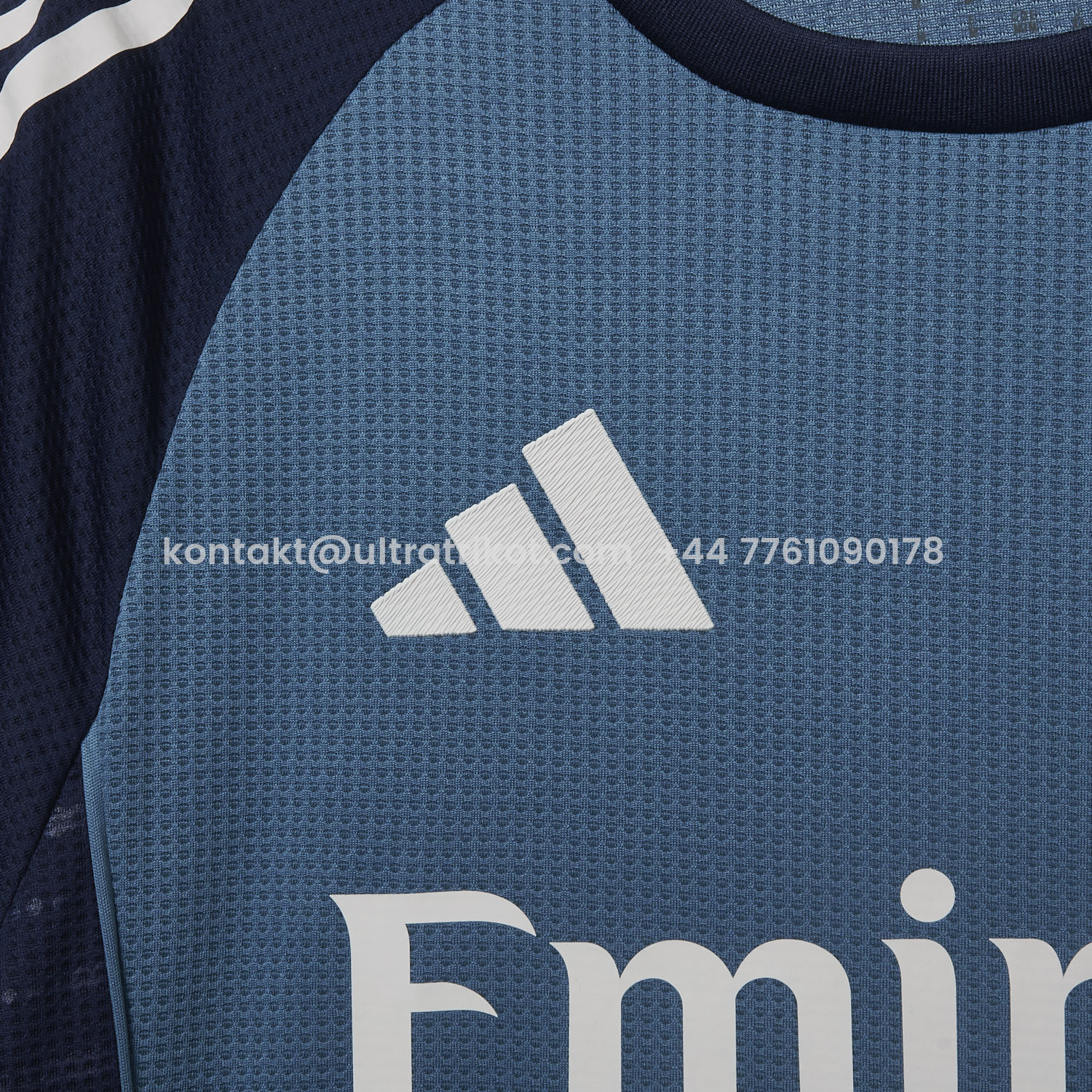 UltraTrikot-Arsenal 25-26 Blue Training Jersey - Player Version