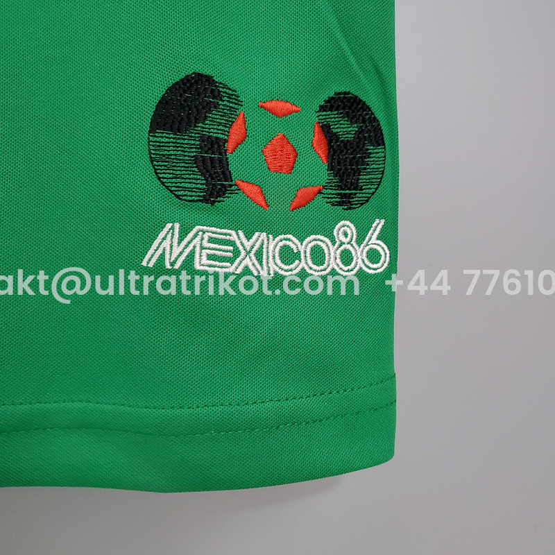 UltraTrikot-Retro Mexico 1986 Home Stadium Jersey