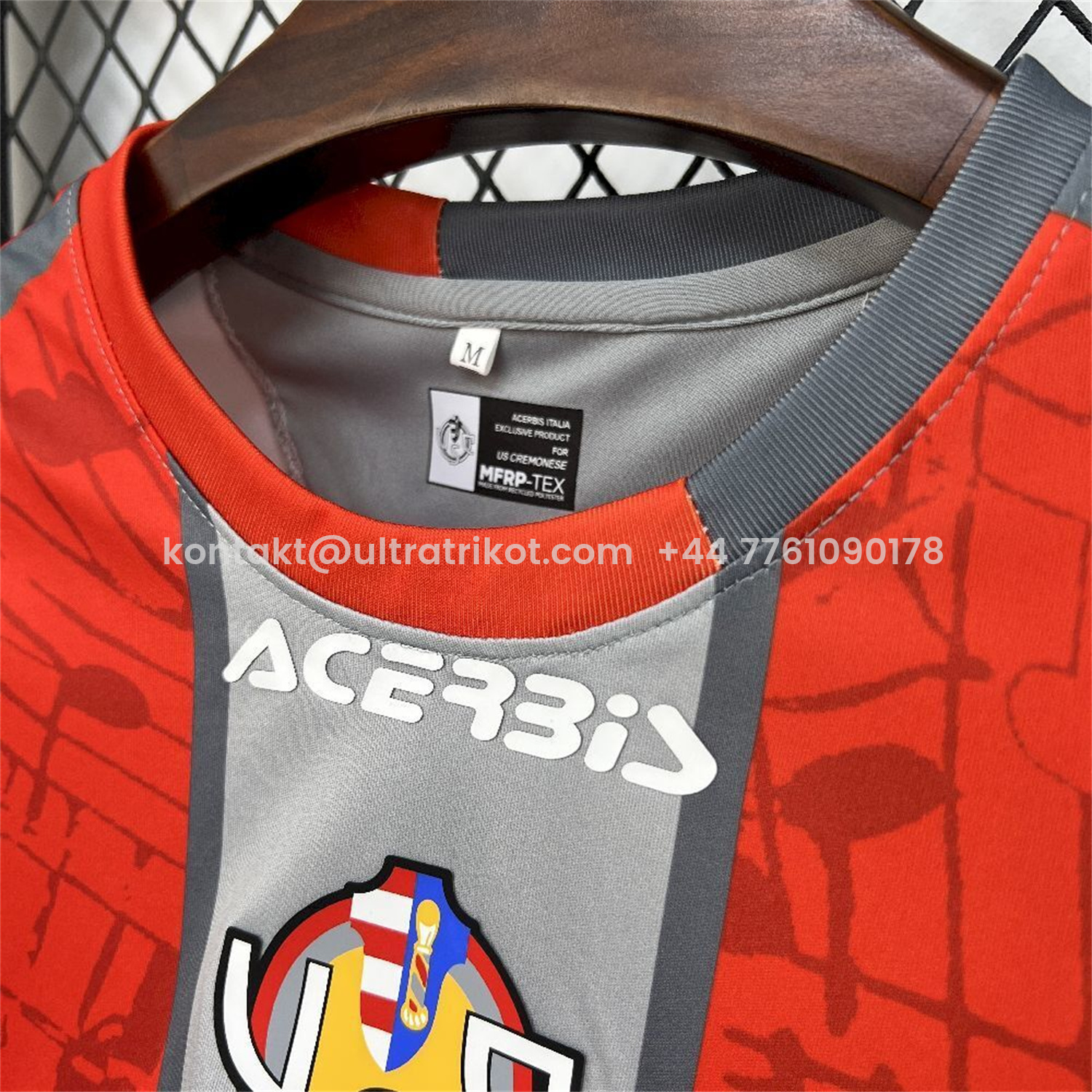 UltraTrikot-Cremonese 25-26 Home Jersey - Fans Version