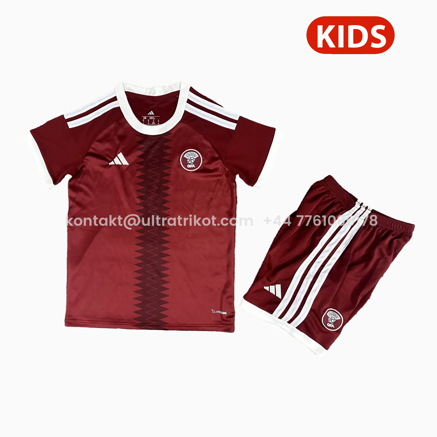 UltraTrikot-Qatar 2026 Home Kids Kit