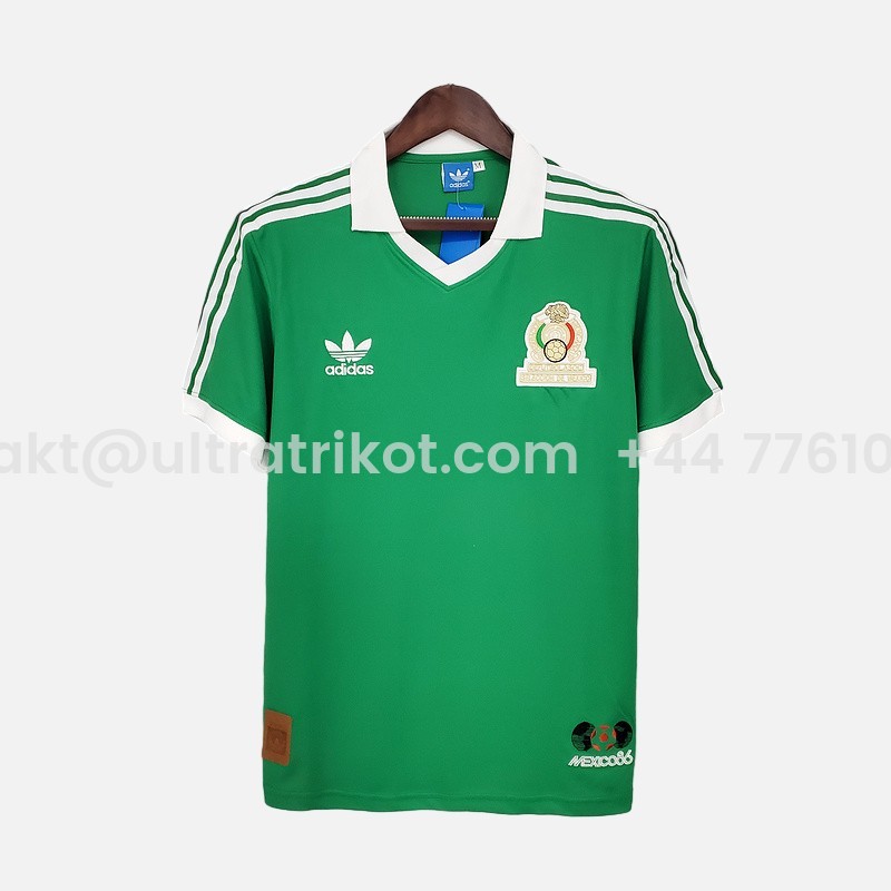 UltraTrikot-Retro Mexico 1986 Home Stadium Jersey