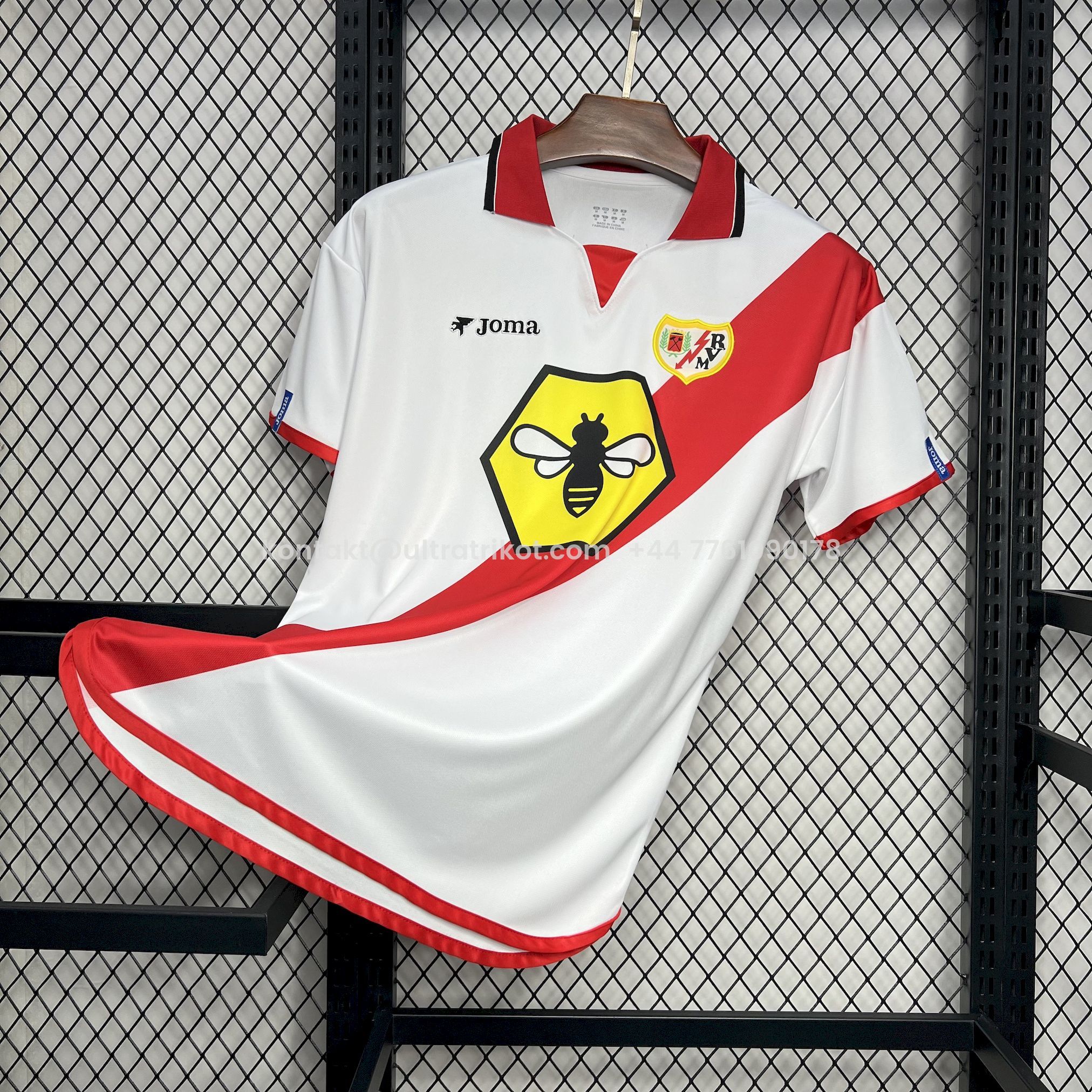 UltraTrikot-Retro Rayo Vallecano 2001-02 Home Jersey
