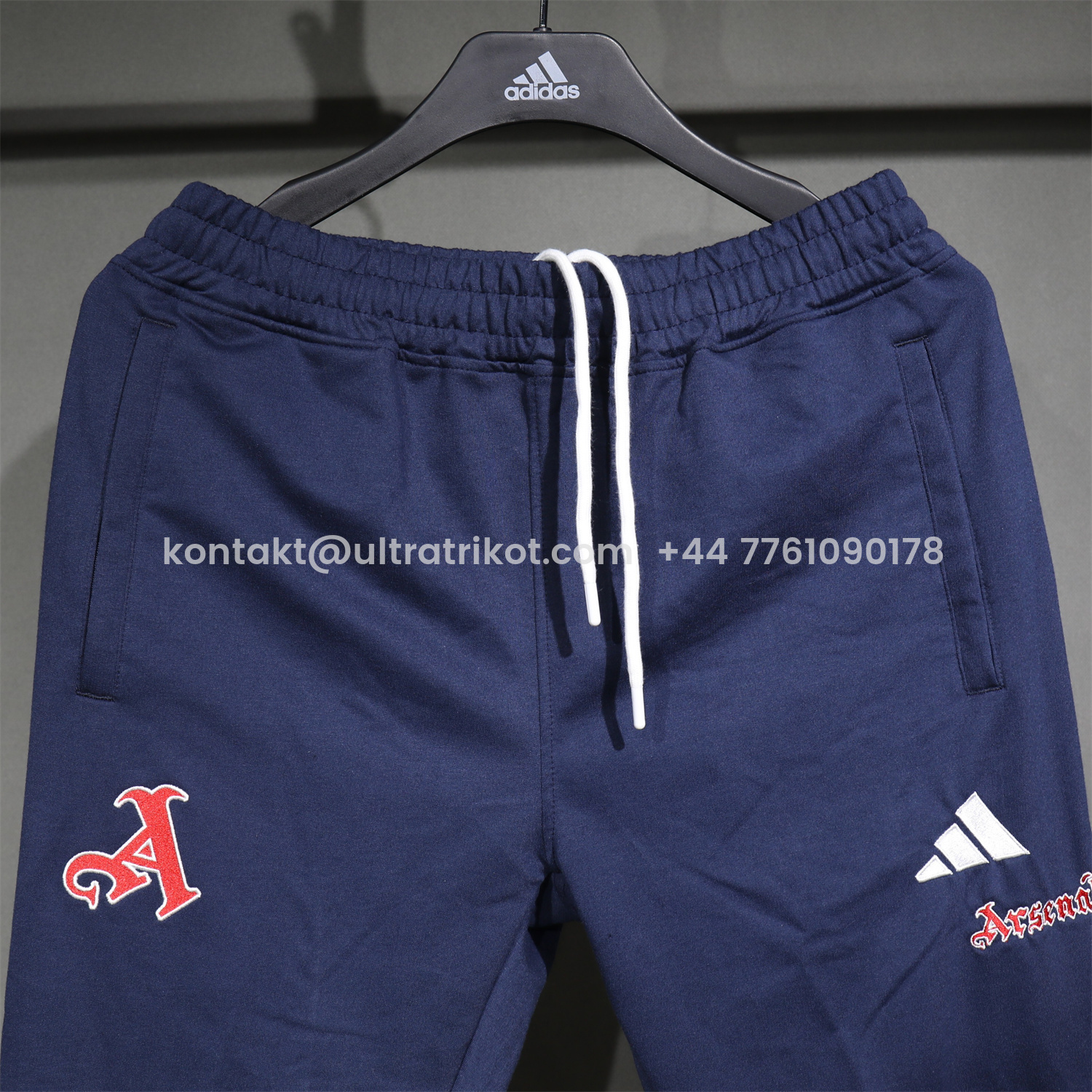 UltraTrikot-Arsenal 25-26 Pure Color Training Hoodie Set - Deep Blue Hoodie and Deep Blue Pants