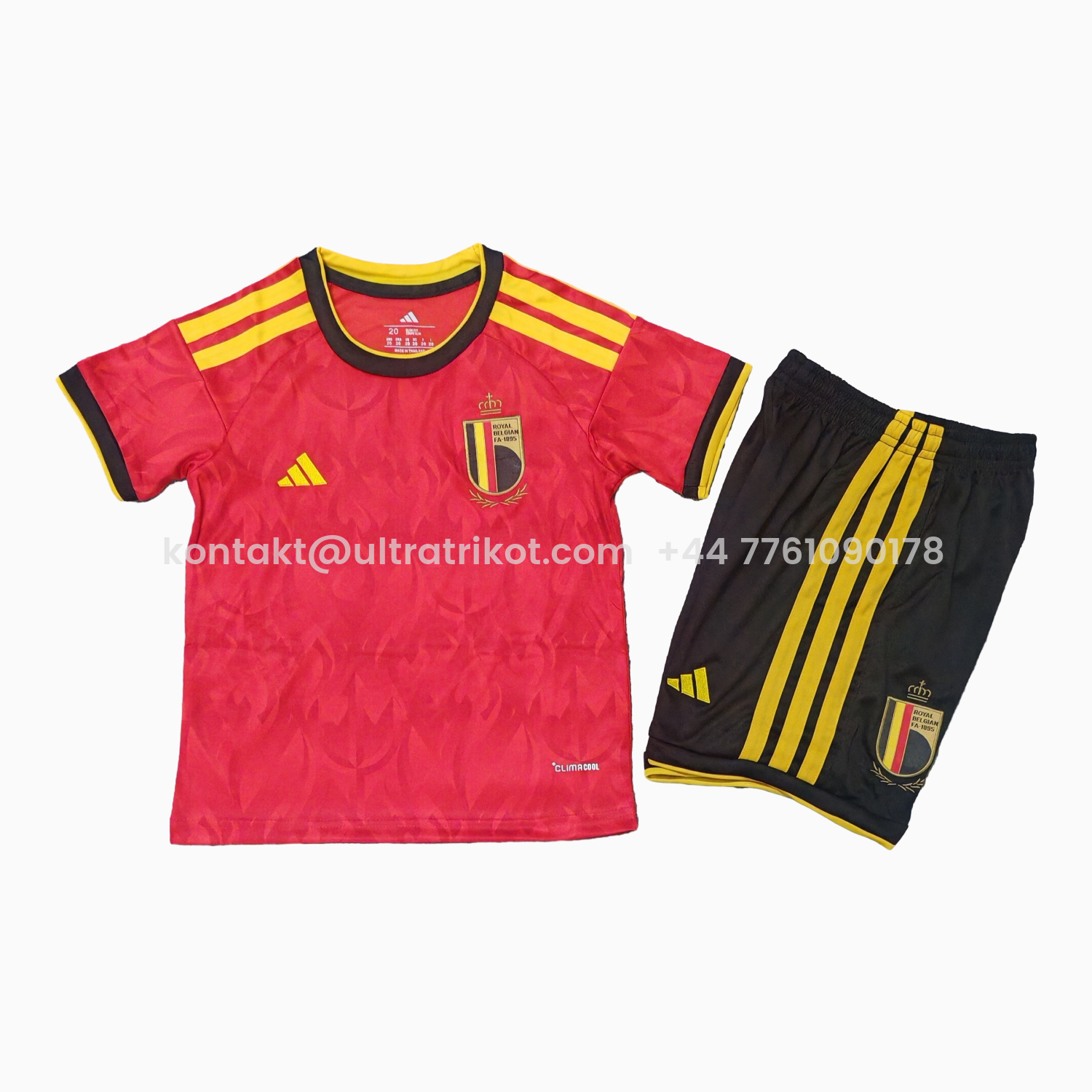 UltraTrikot-Belgium 2026 Home Kids Kit