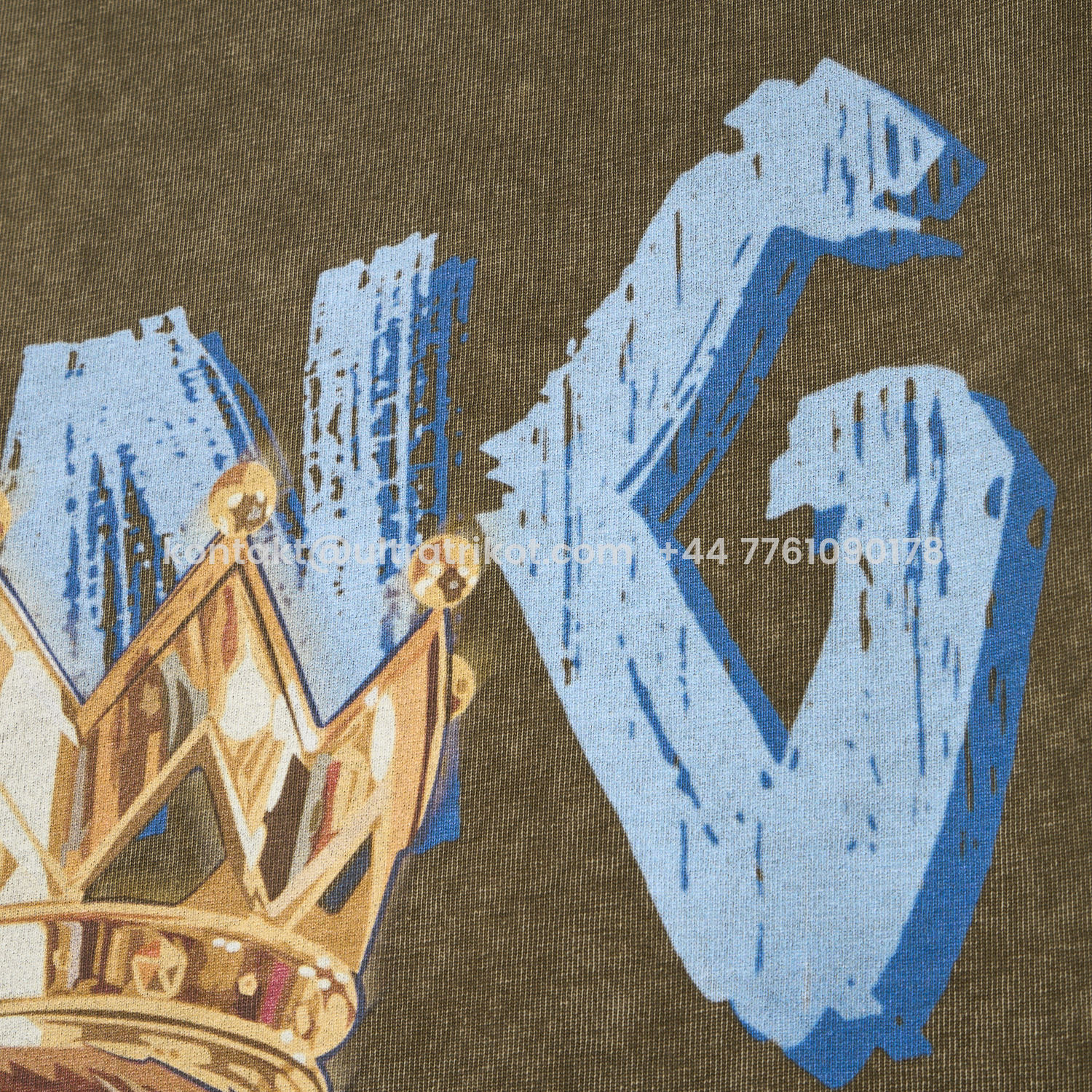 UltraTrikot-Manchester City Kevin De Bruyne King Oversized Washed T-Shirt