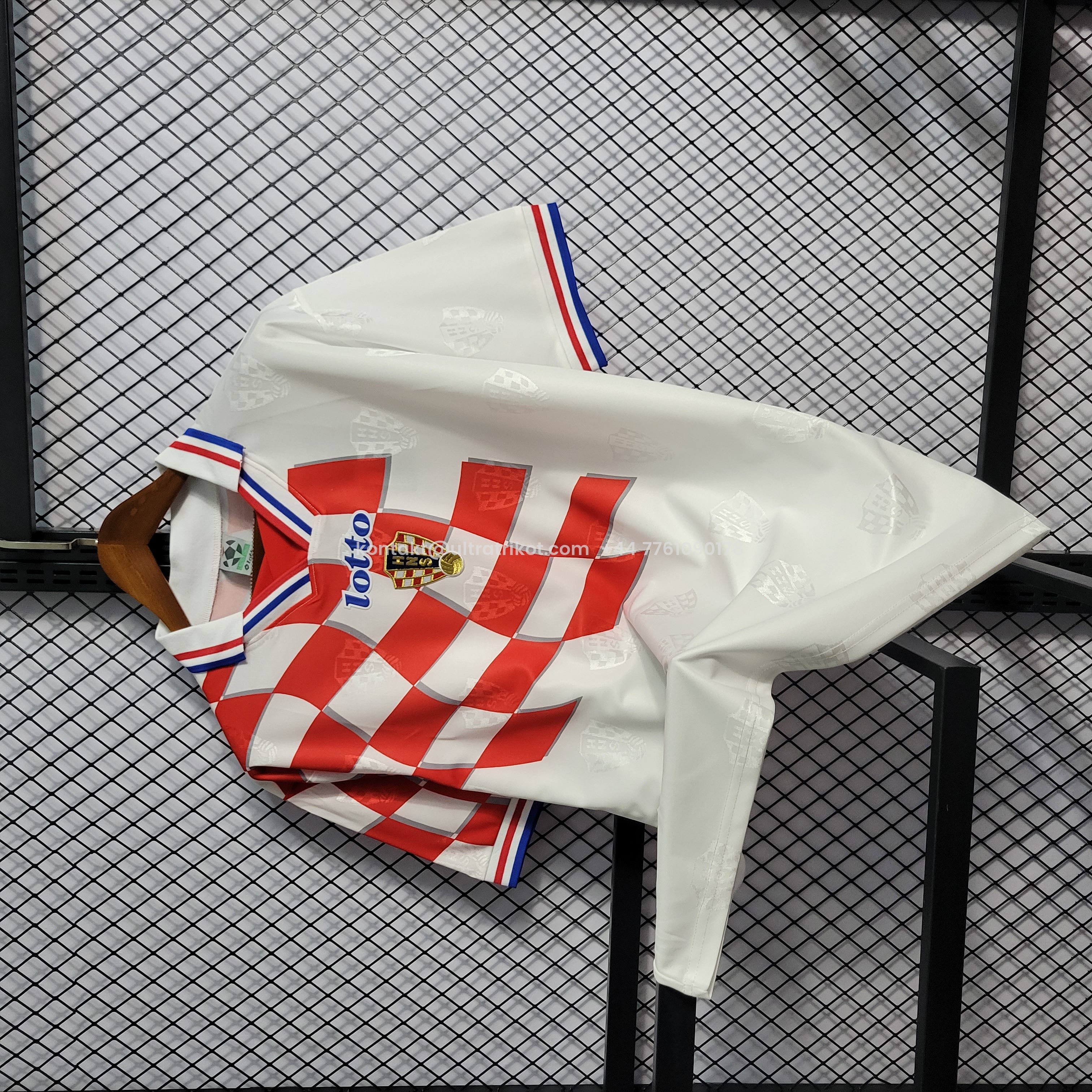 UltraTrikot-Retro Croatia 1998 Home Stadium Jersey