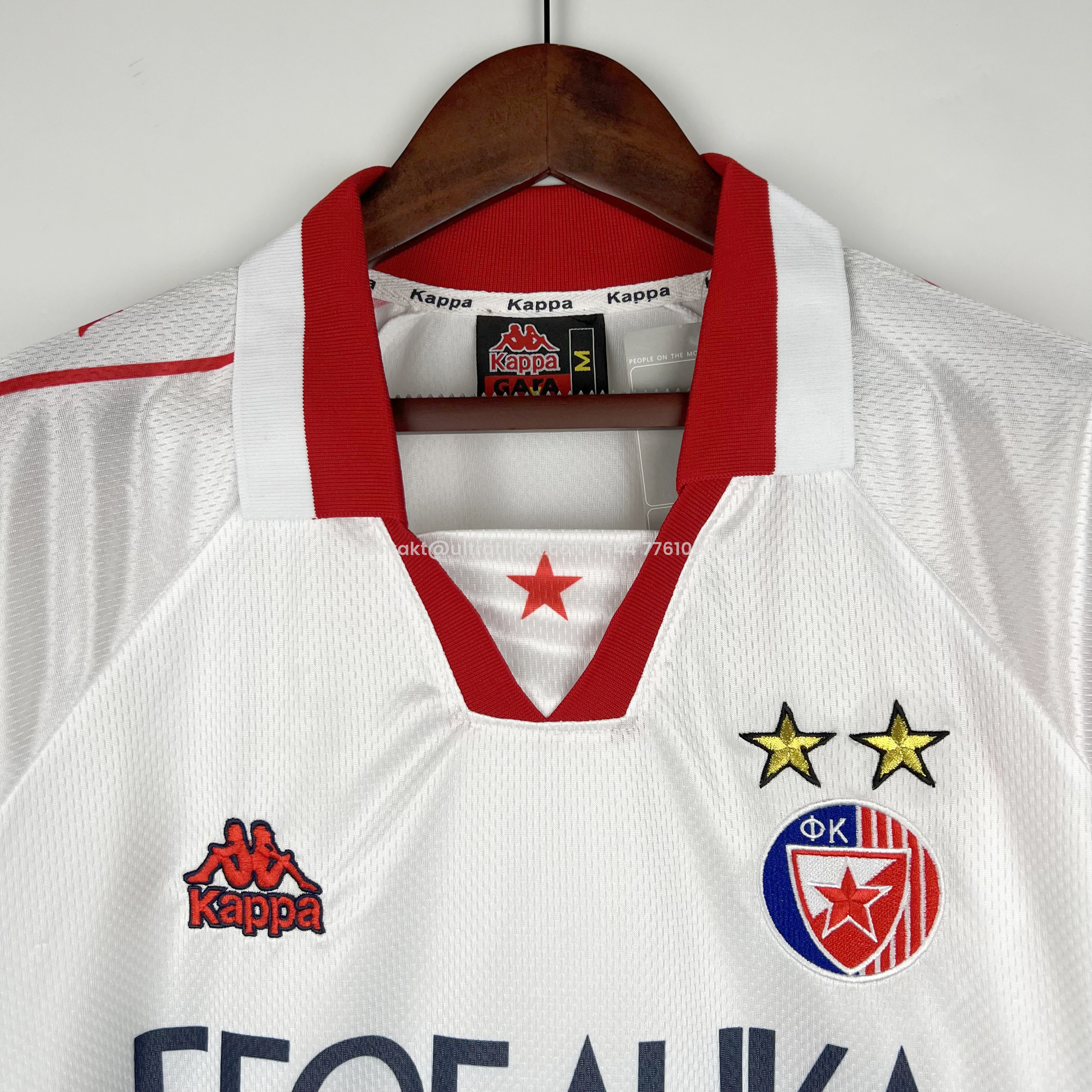UltraTrikot-Retro Red Star FC 1995-97 Away Stadium Jersey