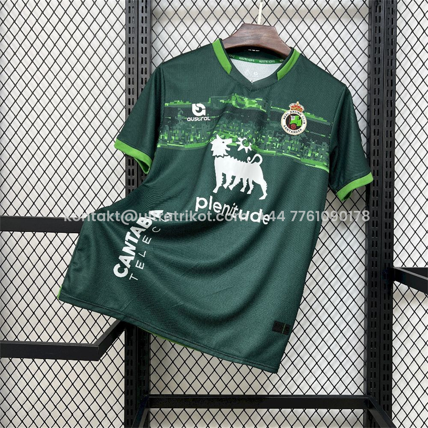 UltraTrikot-Racing de Santander 25-26 Away Green Jersey - Fans Version