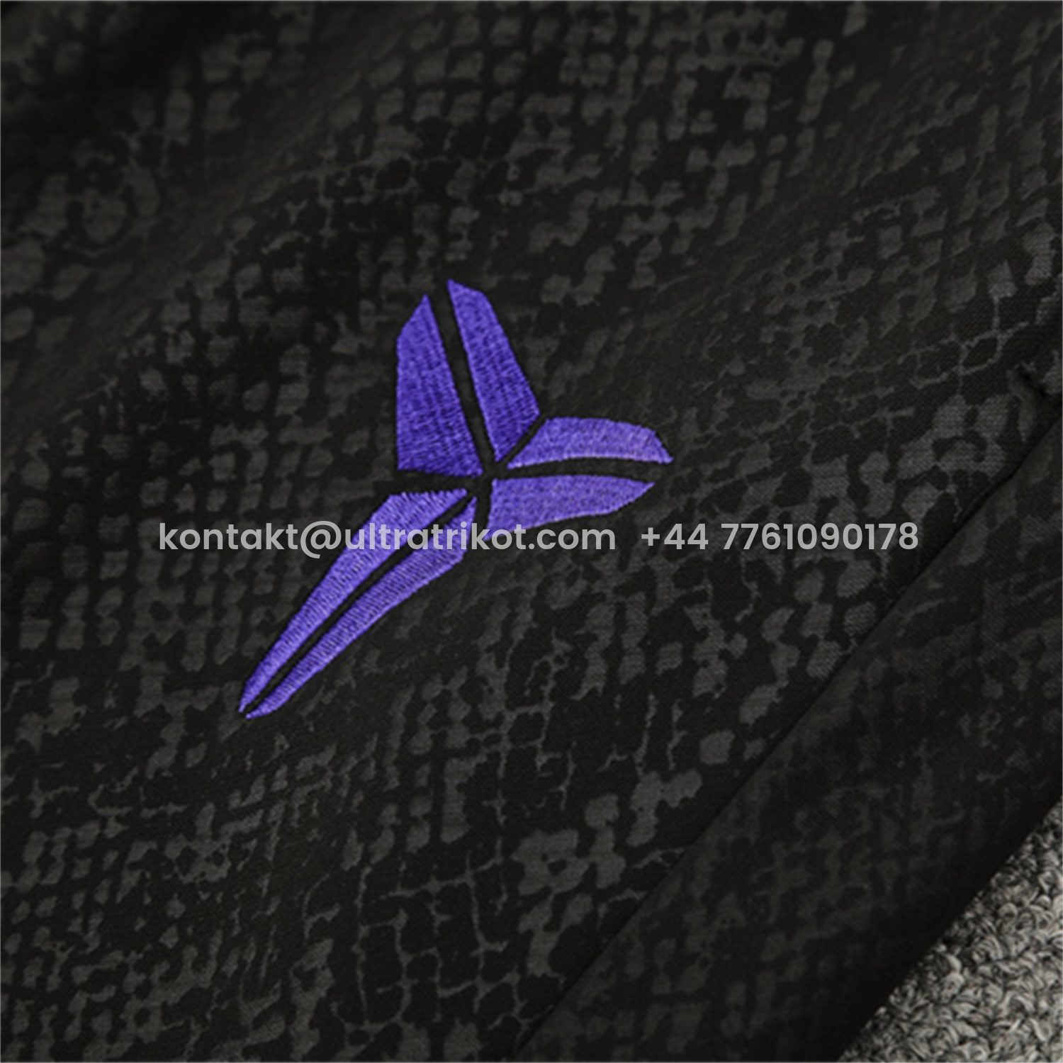 UltraTrikot-Barcelona 25-26 X KB Kids Long Sleeve Training Set - Black Top & Black Pants