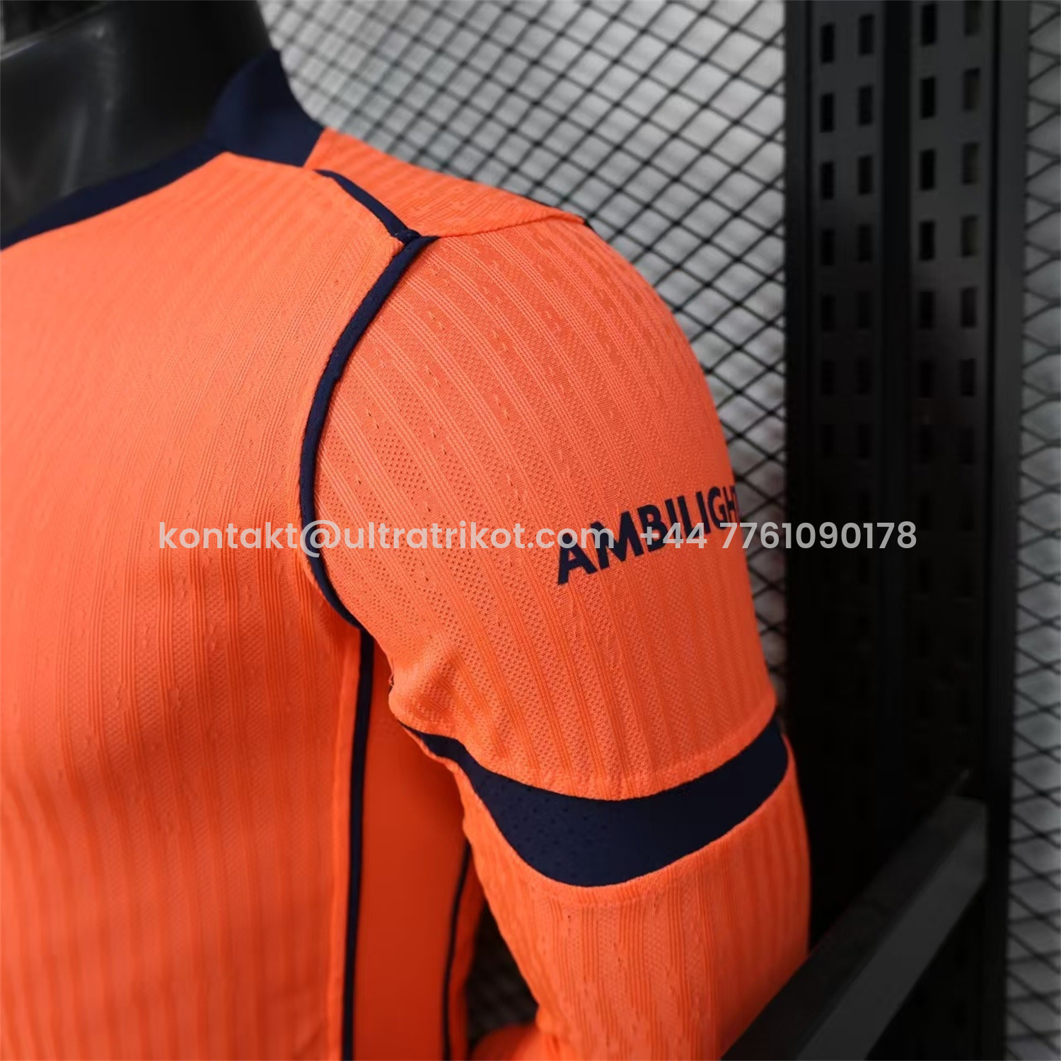 UltraTrikot-Barcelona 25-26 Third Orange Long Sleeves Jersey - Player Version