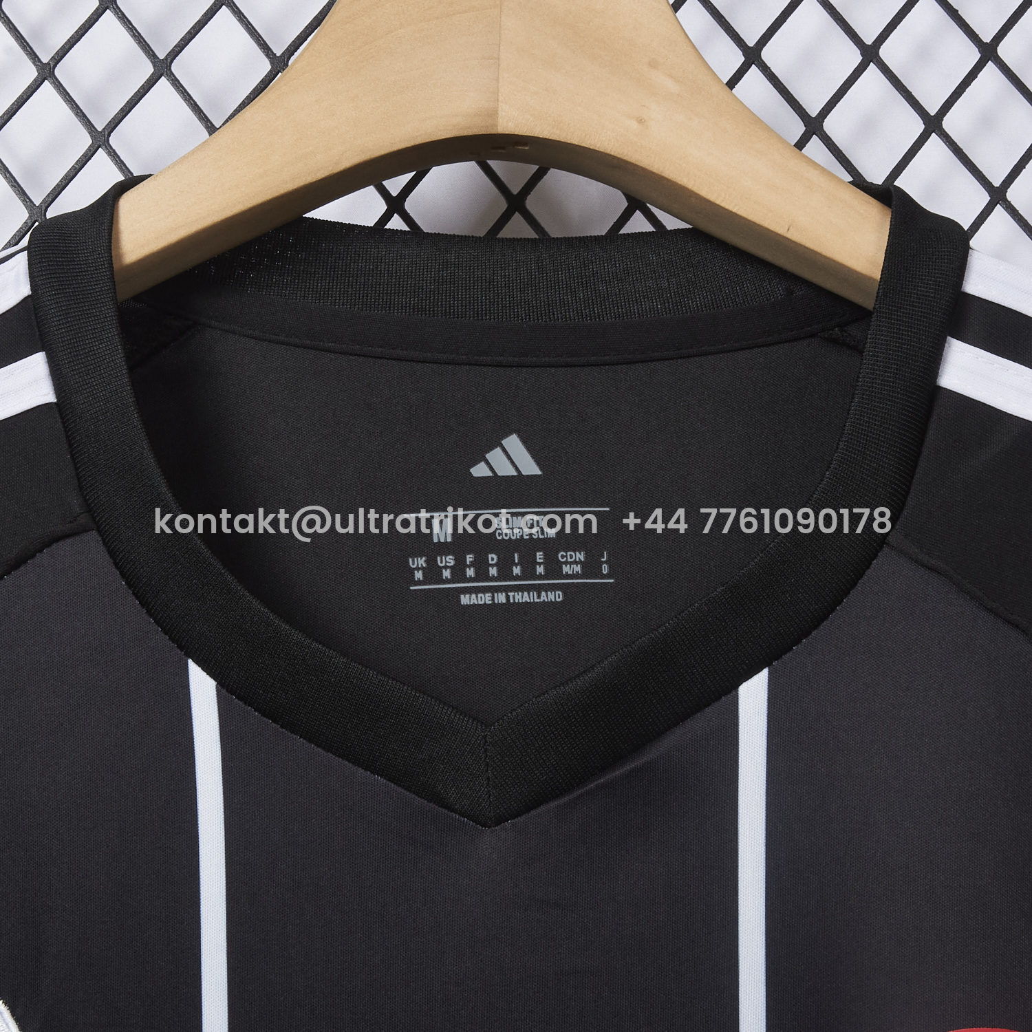 UltraTrikot-Frankfurt 25-26 European Home Black Jersey - Fans Version