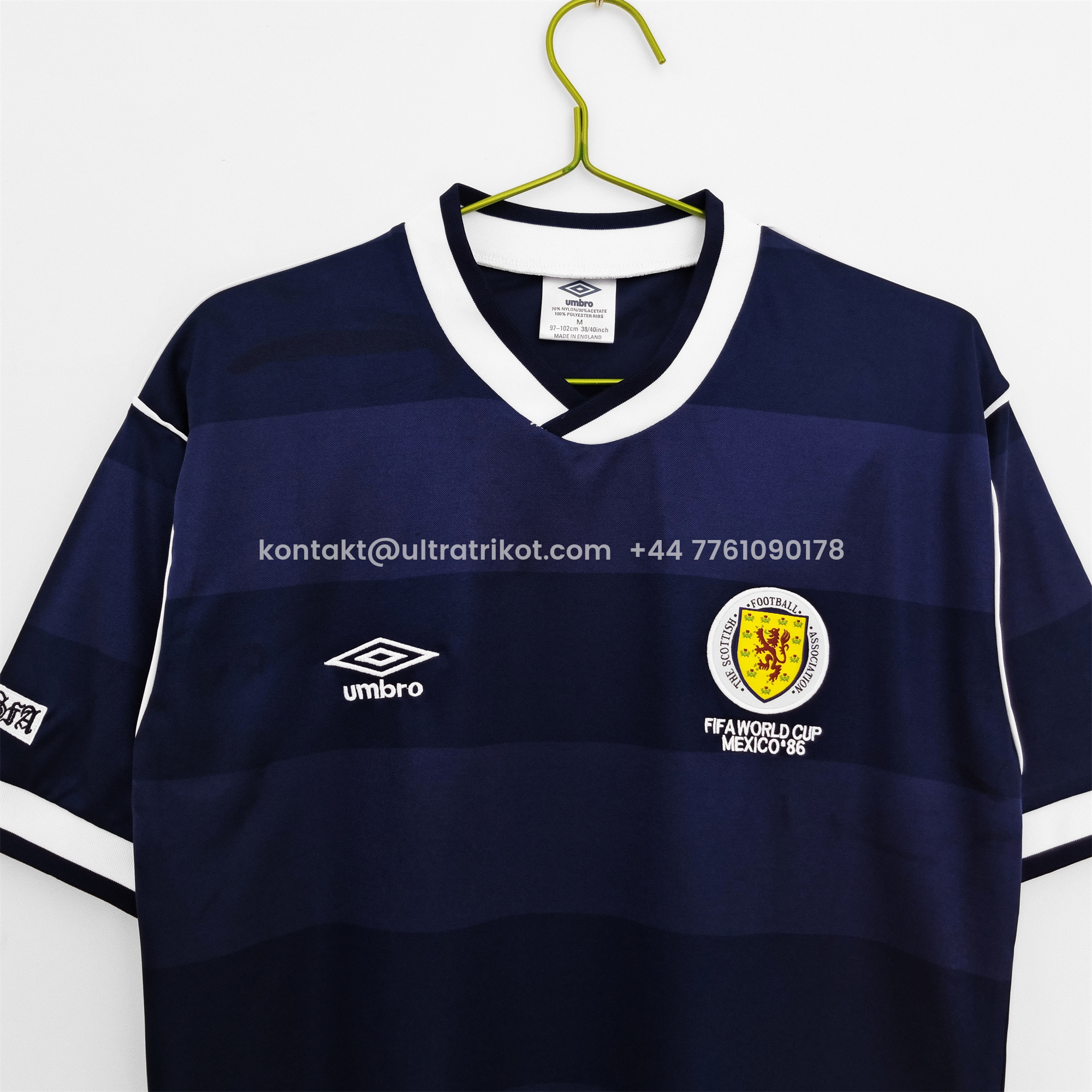 UltraTrikot-Retro S-c-o.t l.a-n.d 1987-88 Home Jersey - Fans Version