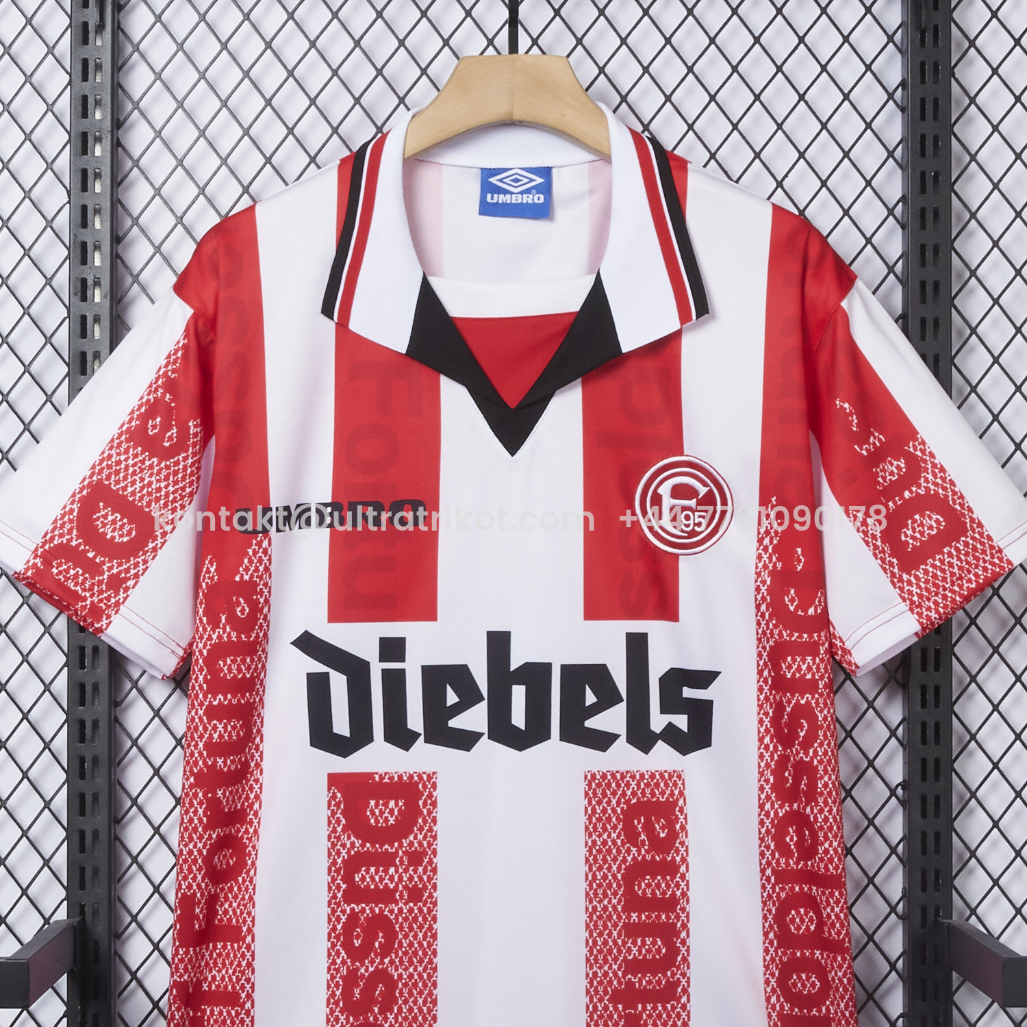 UltraTrikot-Retro Fortuna Düsseldorf 1996-98 Home Jersey