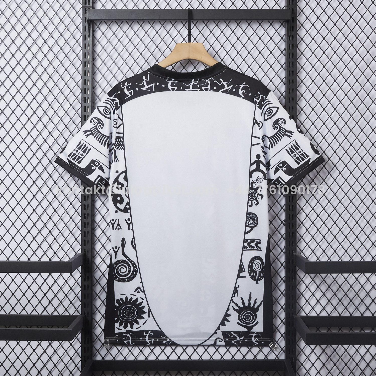 UltraTrikot-Mexico 25-26 Mayan Cvilization Black And White Special Jersey - Fans Version