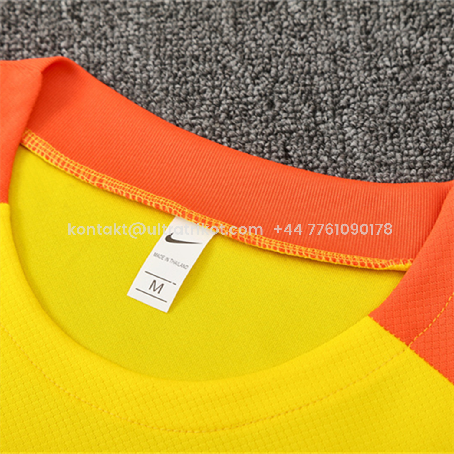 UltraTrikot-Brazil 25-26 Kids Short-Sleeve Training Set - Yellow Top & Black Shorts