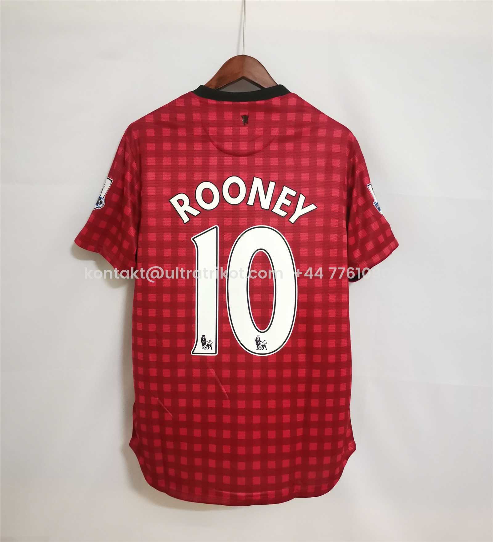 UltraTrikot-Retro Manchester United 12-13 Home Stadium Jersey