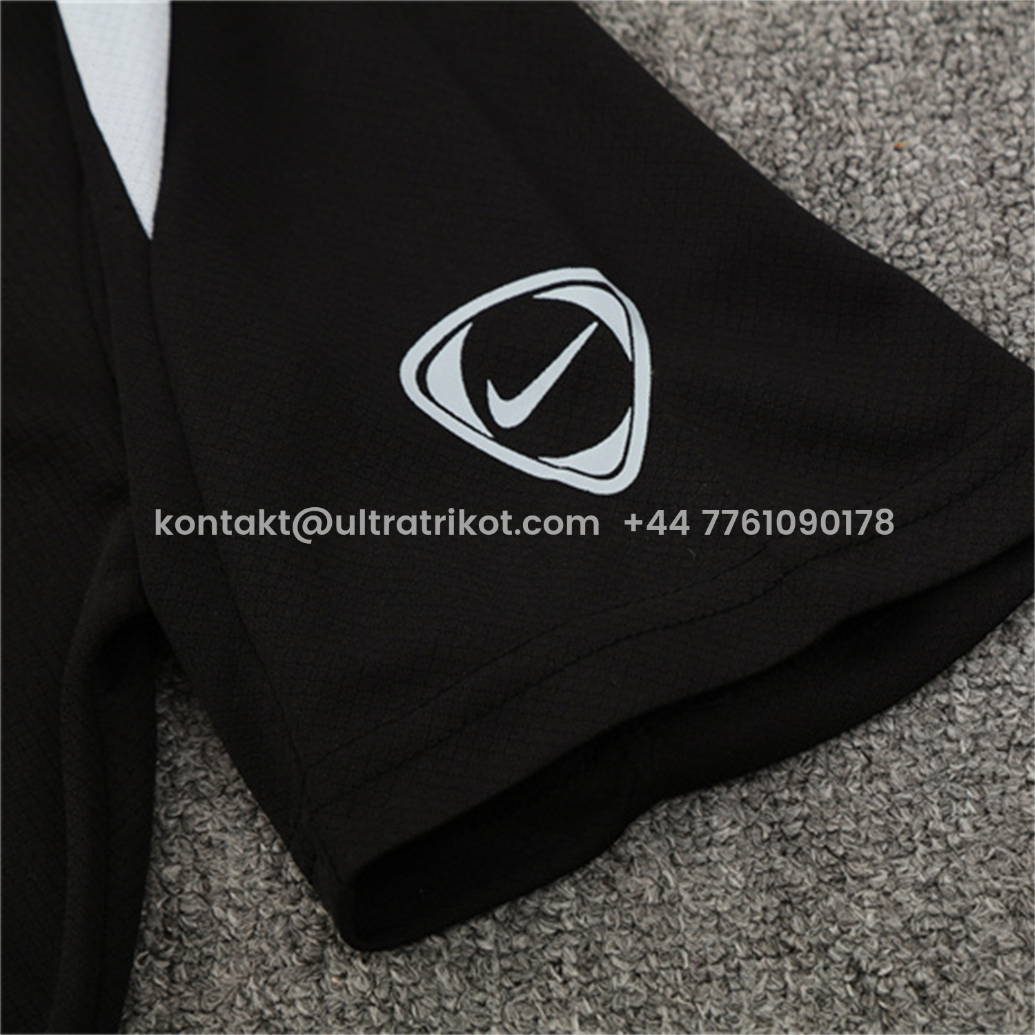 UltraTrikot-C.H.E.L.S.E.A 25-26 Kids Short-Sleeve Training Set - Black Top & Black Shorts