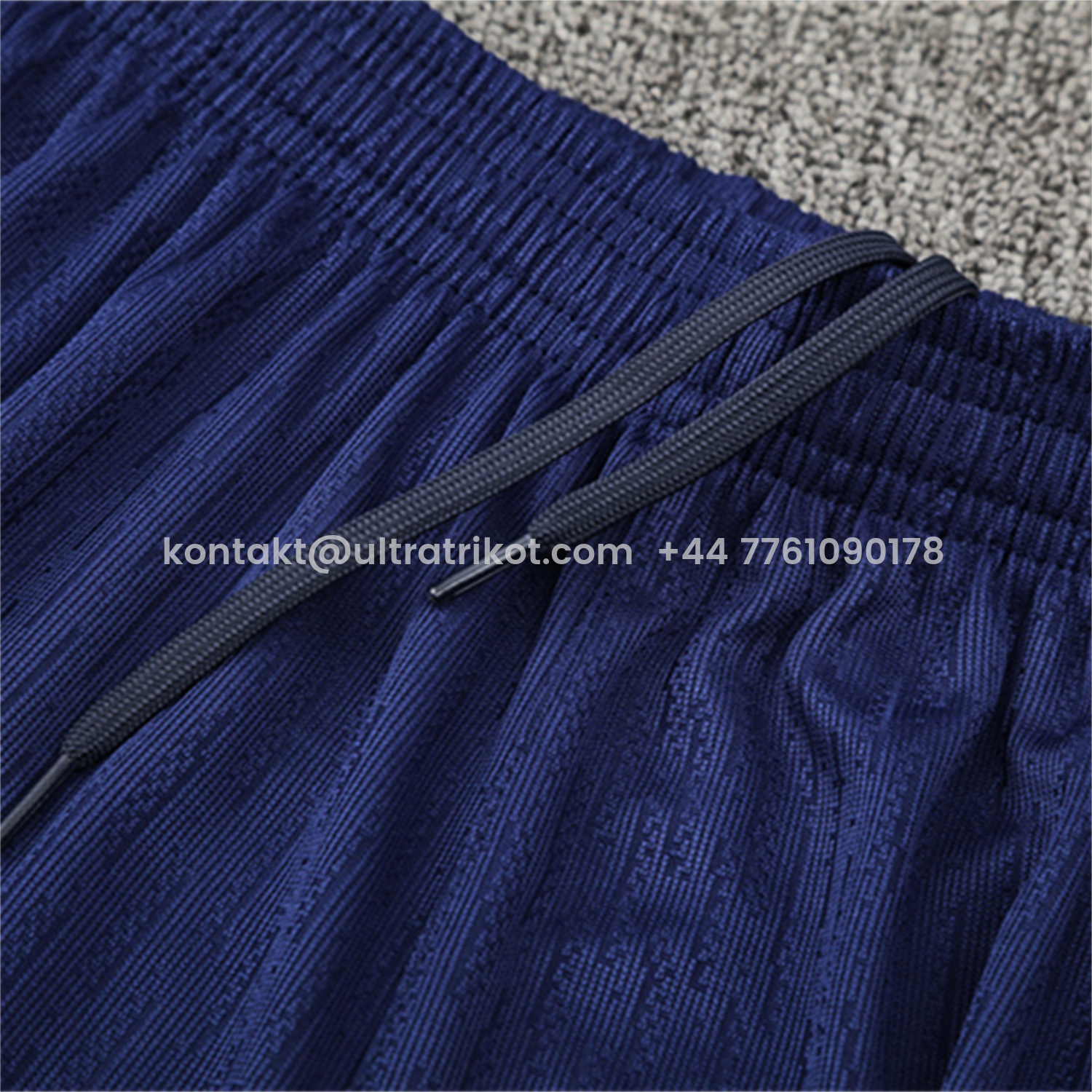 UltraTrikot-Barcelona 25-26 Kids Long Sleeve Training Set - Royal Blue Top Yellow Sponsor & Royal Blue Pants