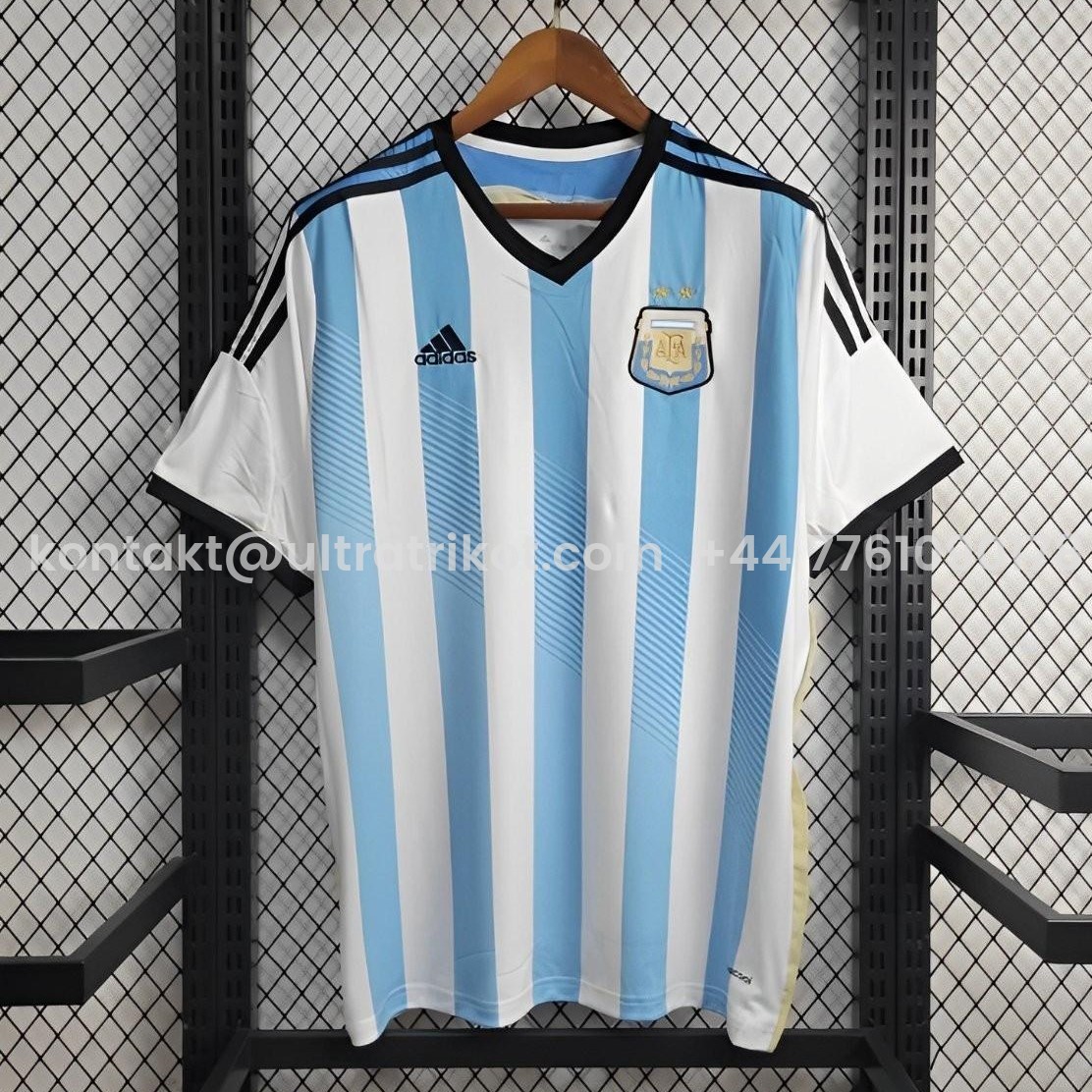 UltraTrikot-Retro Argentina 2014 Home Stadium Jersey