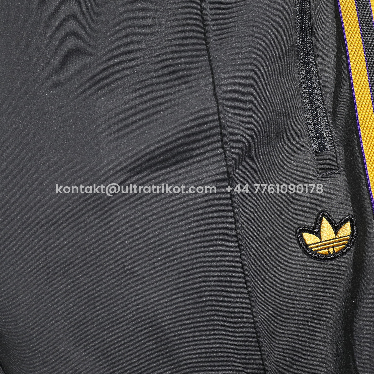 UltraTrikot-Manchester United 25-26 Pure Color Training Set - Black Top and Black Pants