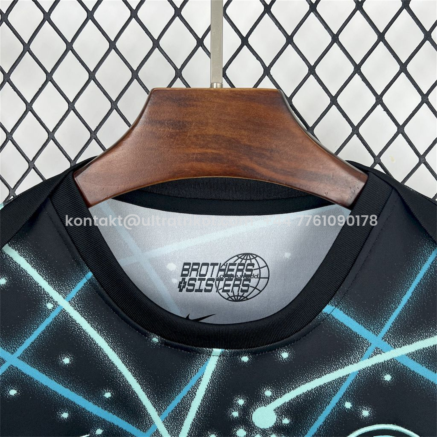 UltraTrikot-Inter Milan 25-26 Blue Lines Black Pre-Match Training Jersey - Fans Version