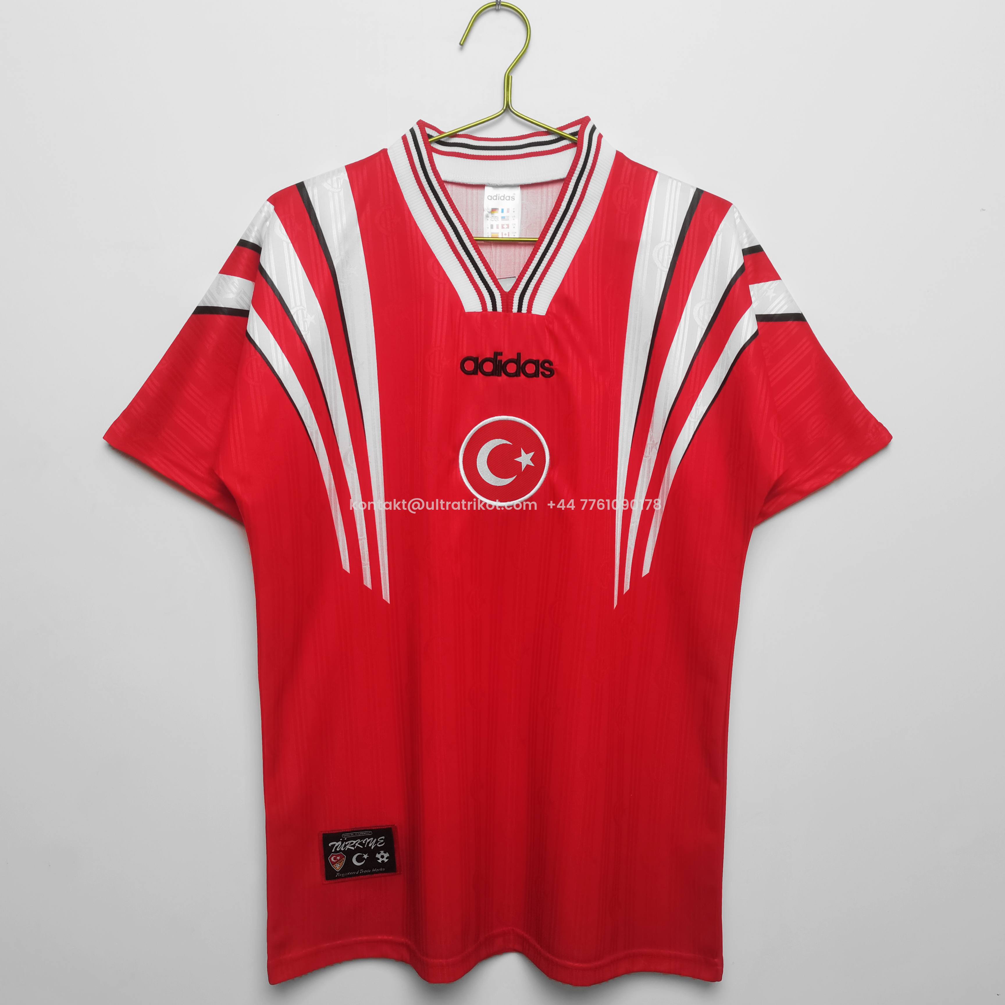 UltraTrikot-Retro Turkey 1996 Home Stadium Jersey