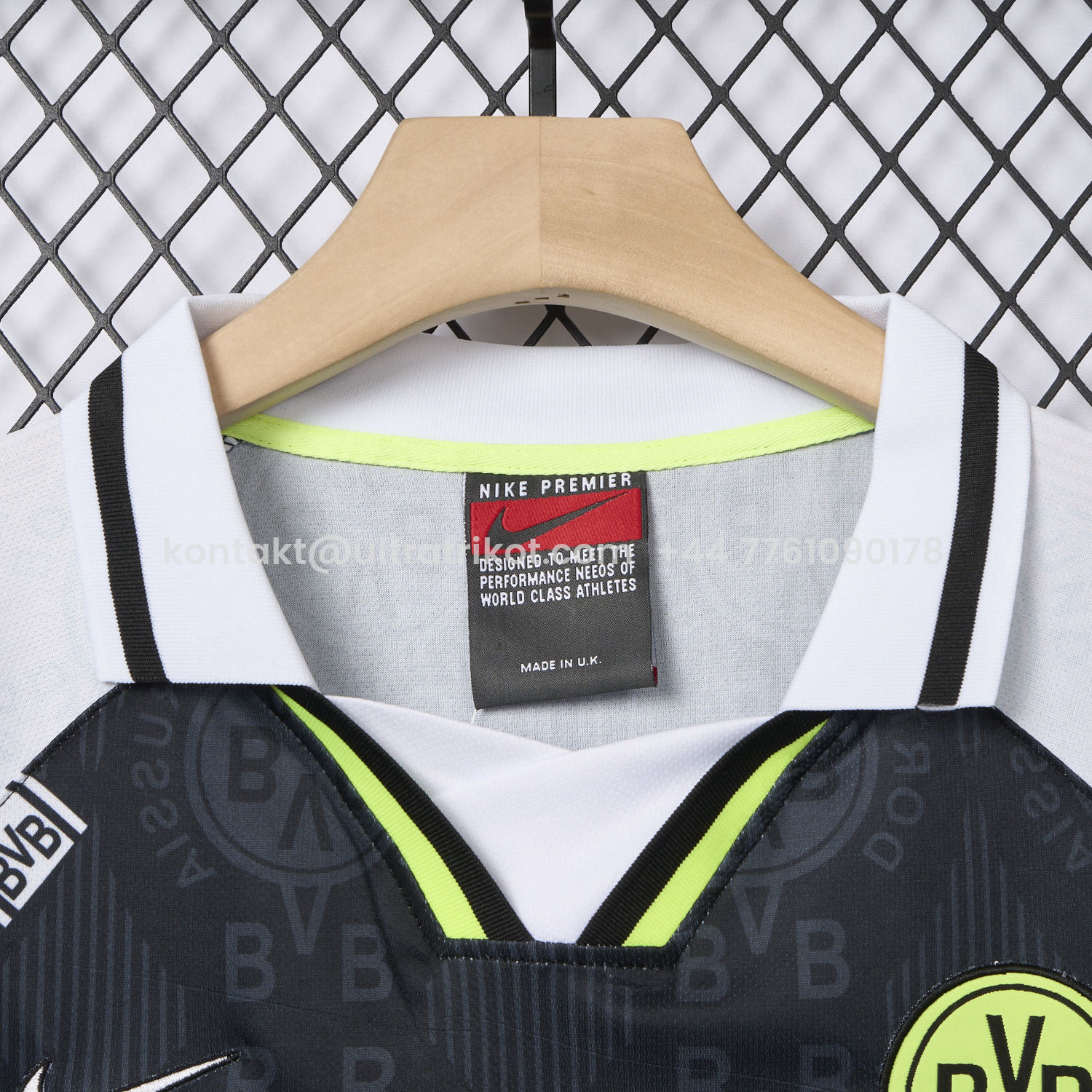 UltraTrikot-Retro Dortmund 1996-97 European Away Jersey