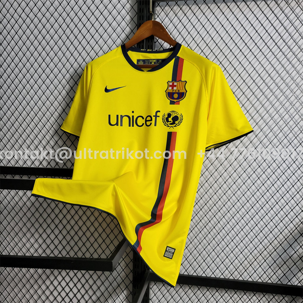 UltraTrikot-Retro Barcelona 08-09 Away Jersey