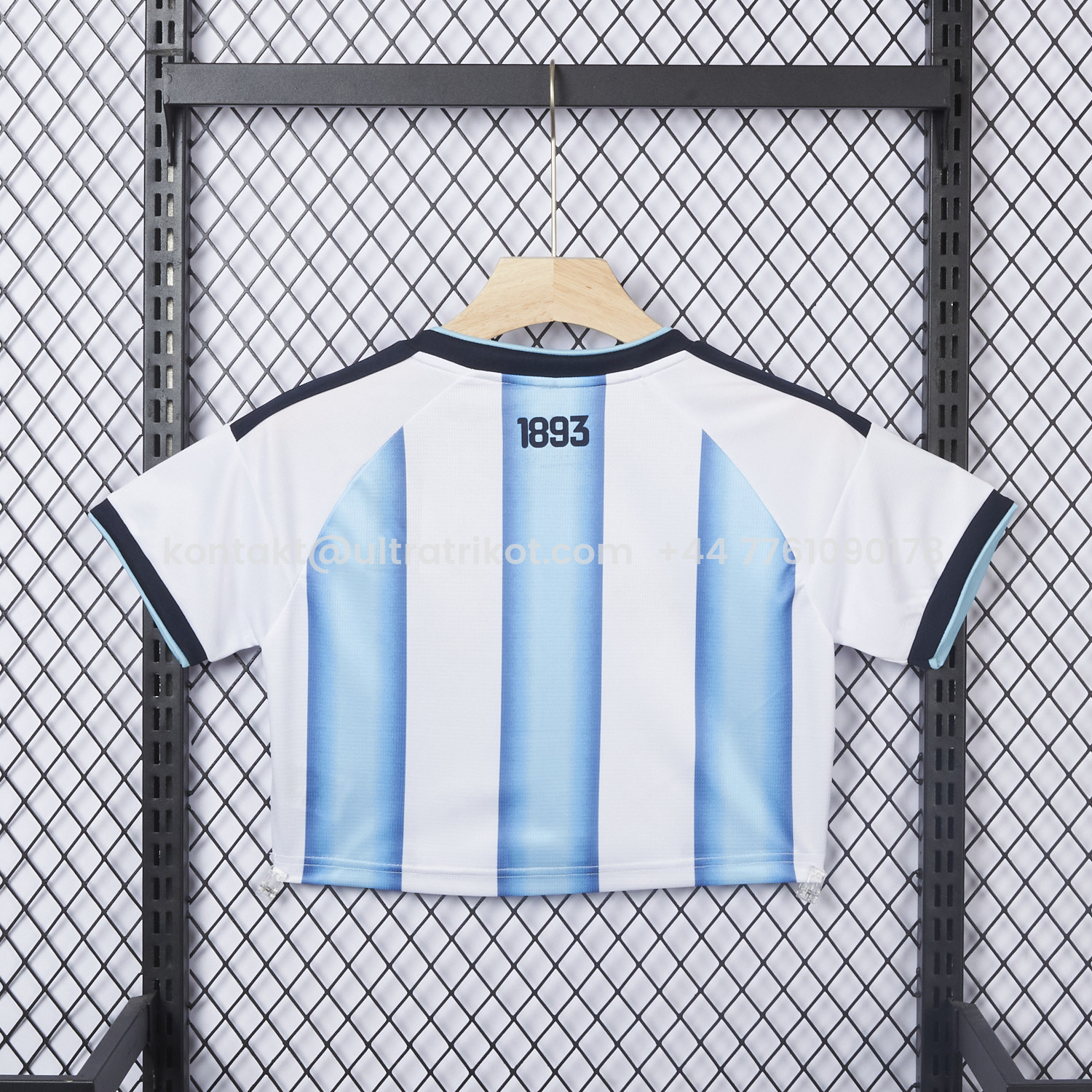 UltraTrikot-Women's Argentina 2026 Home Cropped Jersey