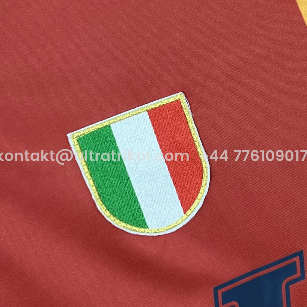 UltraTrikot-Retro Roma 2001-02 Home Long Sleeves Jersey