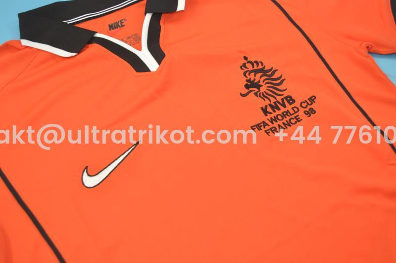 UltraTrikot-Retro Netherlands 1998 Home Stadium Jersey