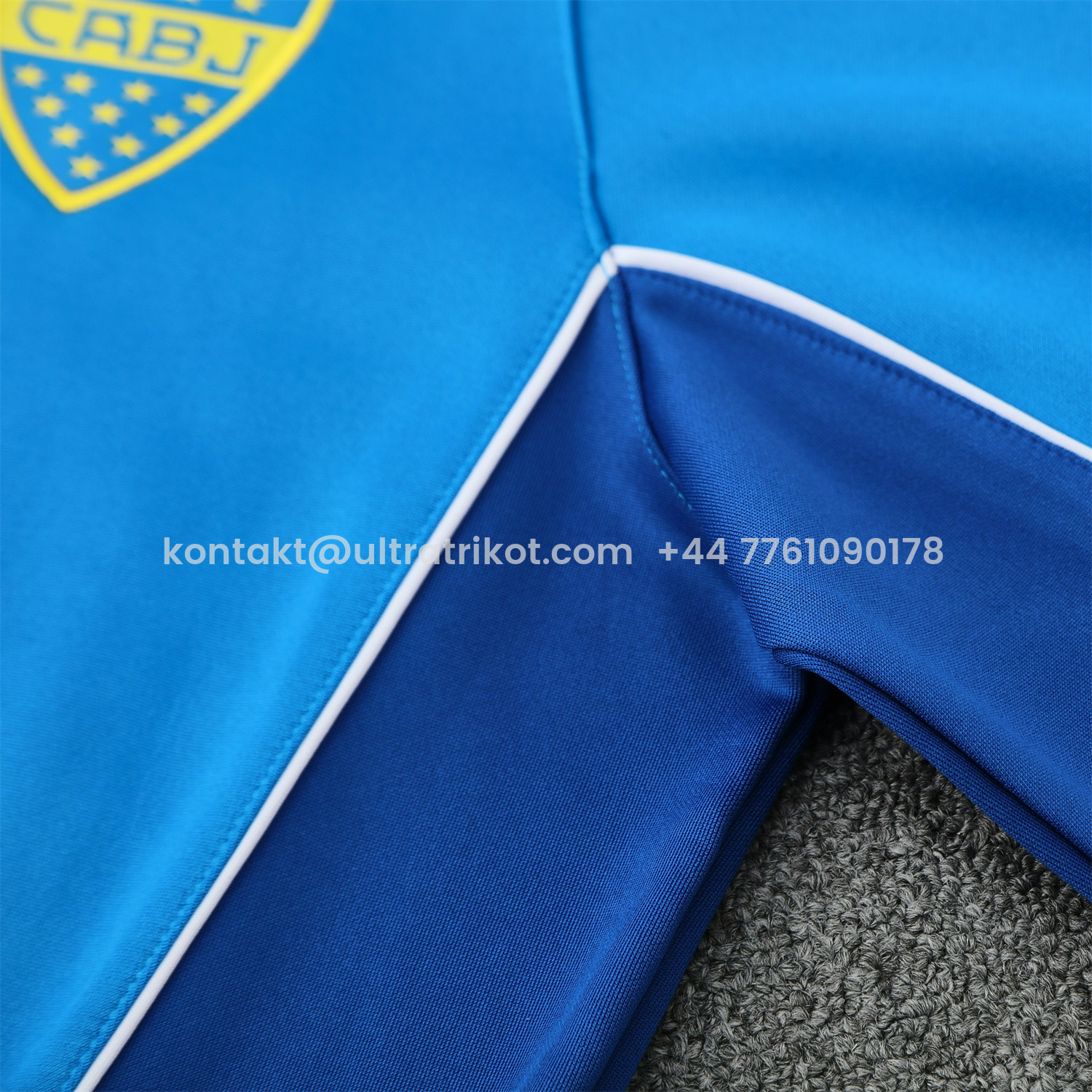 UltraTrikot-Boca Juniors 25-26 Jacket Training Tracksuit - Light Blue Jackets & Blue Pants