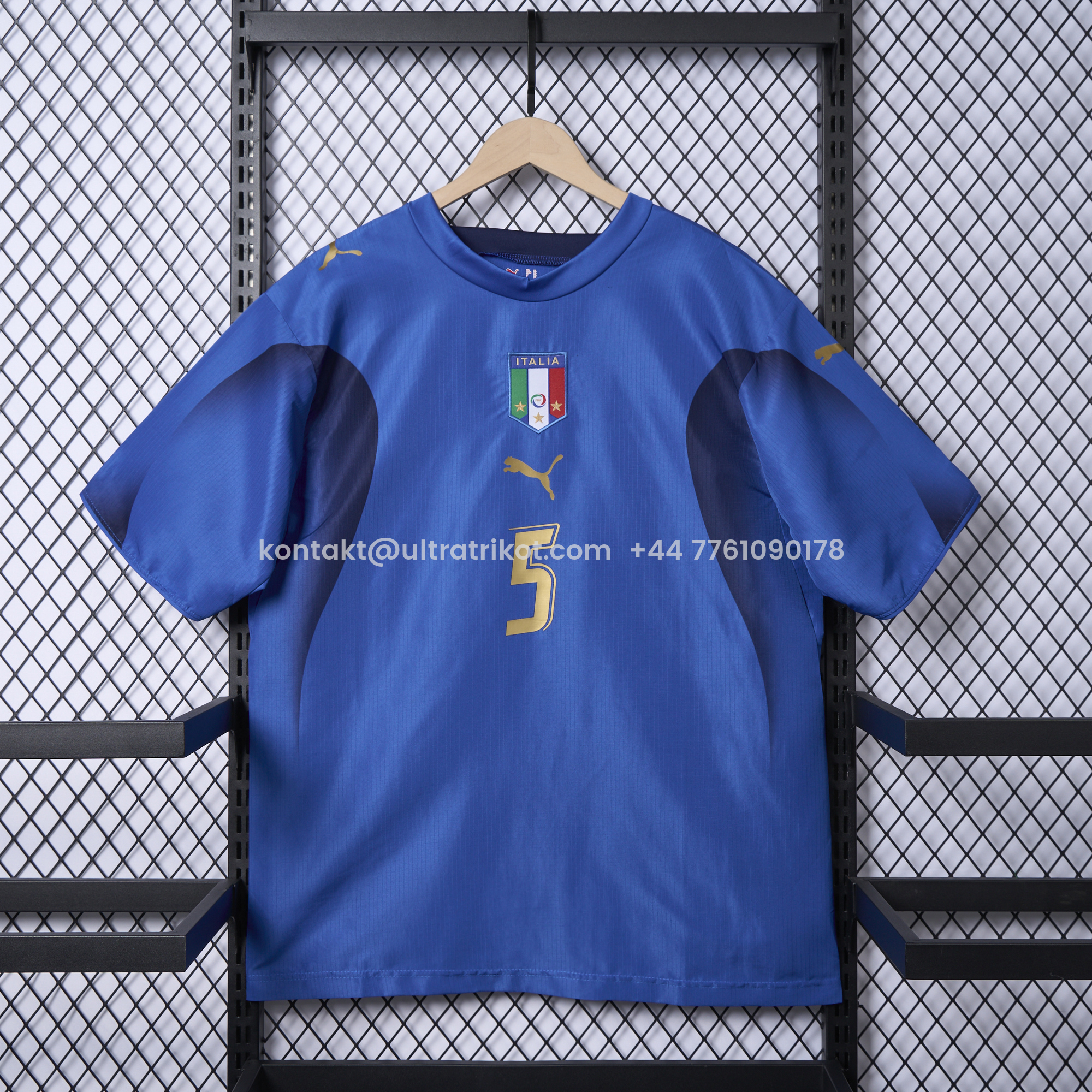 UltraTrikot-Retro Italy 2006 Home Stadium Jersey