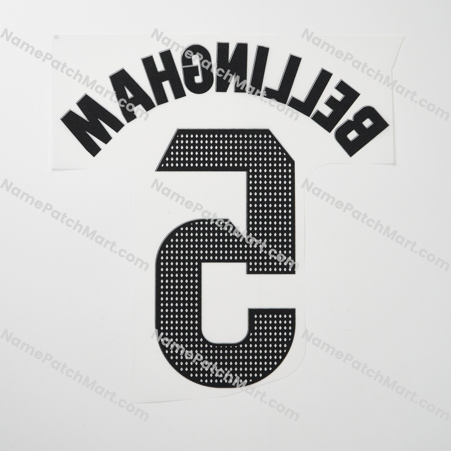 Bellingham #5 (La Liga) - Real Madrid 25-26 Away  | Name Number Set - NamePatchMart.COM