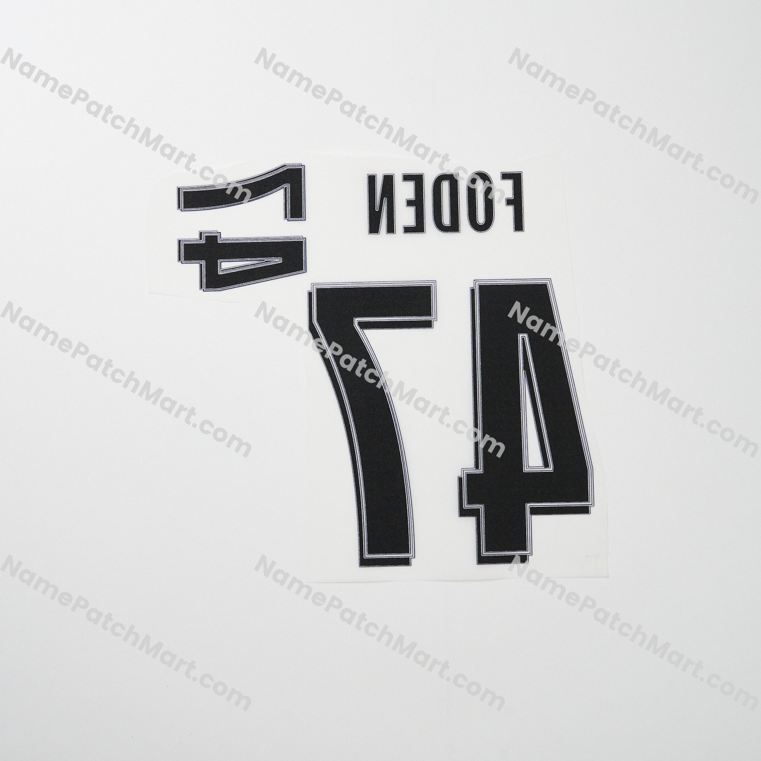 KIDS Foden #47 (Champions League) - Manchester City 25-26 Home  | Name Number Set - NamePatchMart.COM