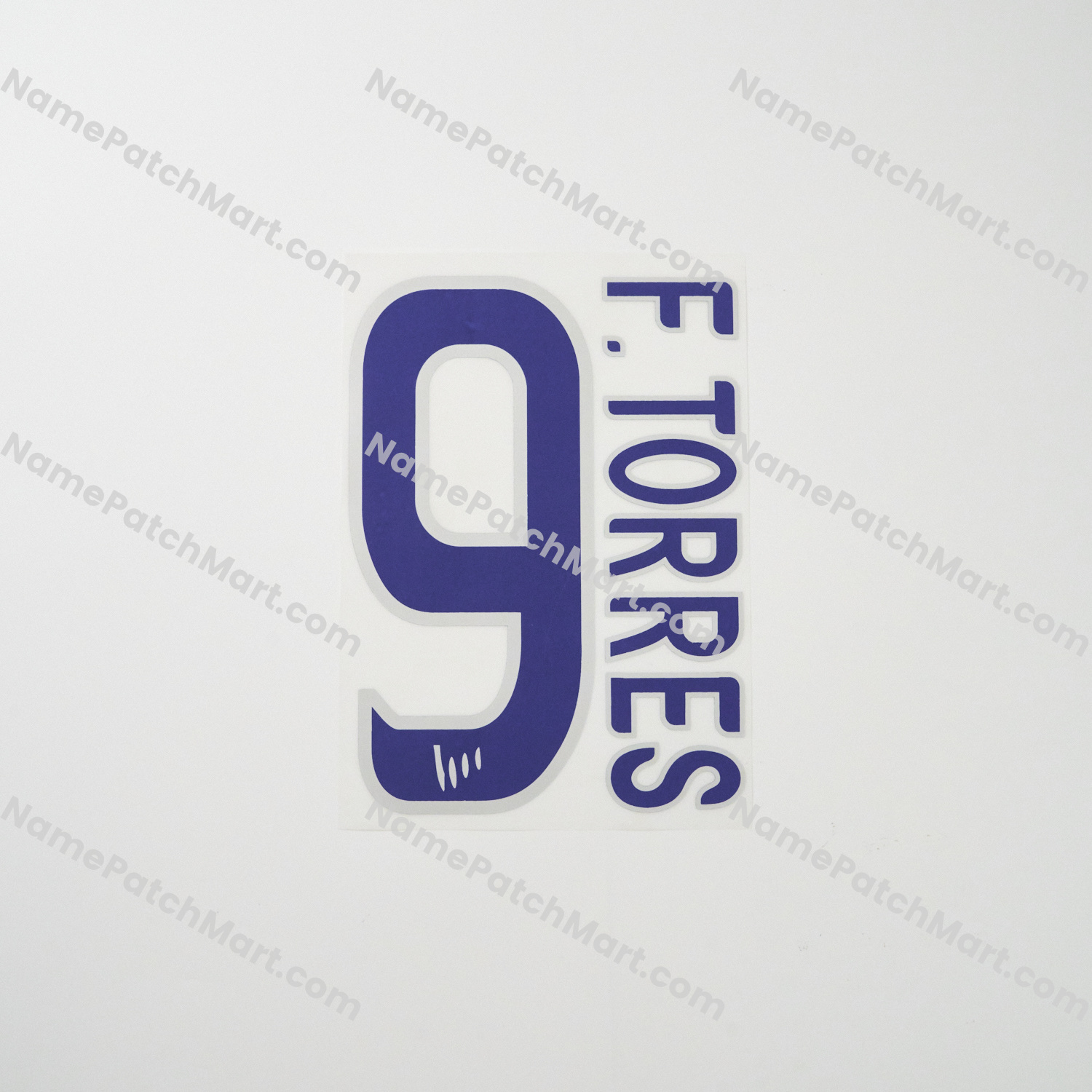 F.Torres #9 - Atletico Madrid 2003-04 Home  | Name Number Set - NamePatchMart.COM