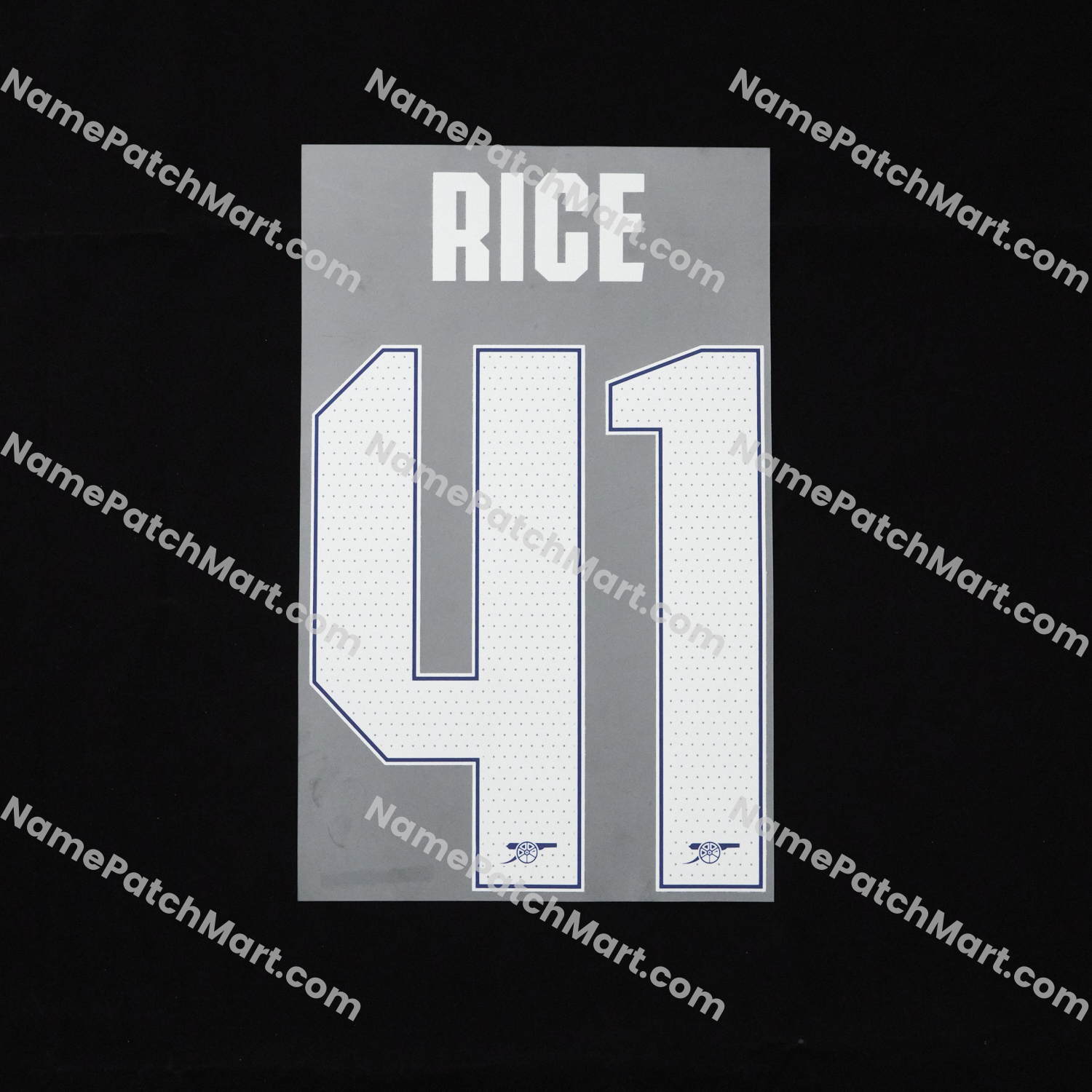 Rice #41 (Champions League) - Arsenal 25-26 Home  | Name Number Set - NamePatchMart.COM