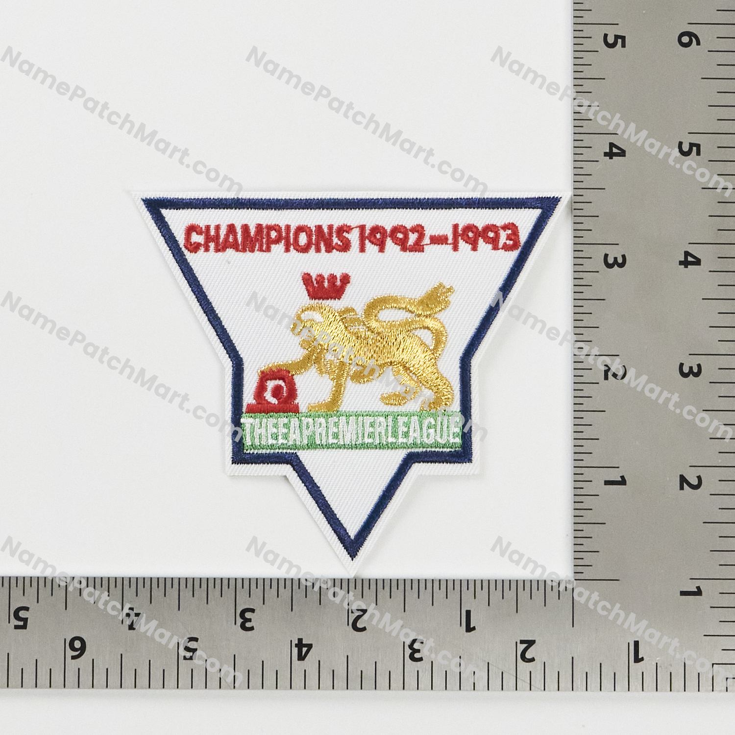 Retro 1993-94 Premier League Champions Patch (1992-93 Winner)  | Name Number Set - NamePatchMart.COM
