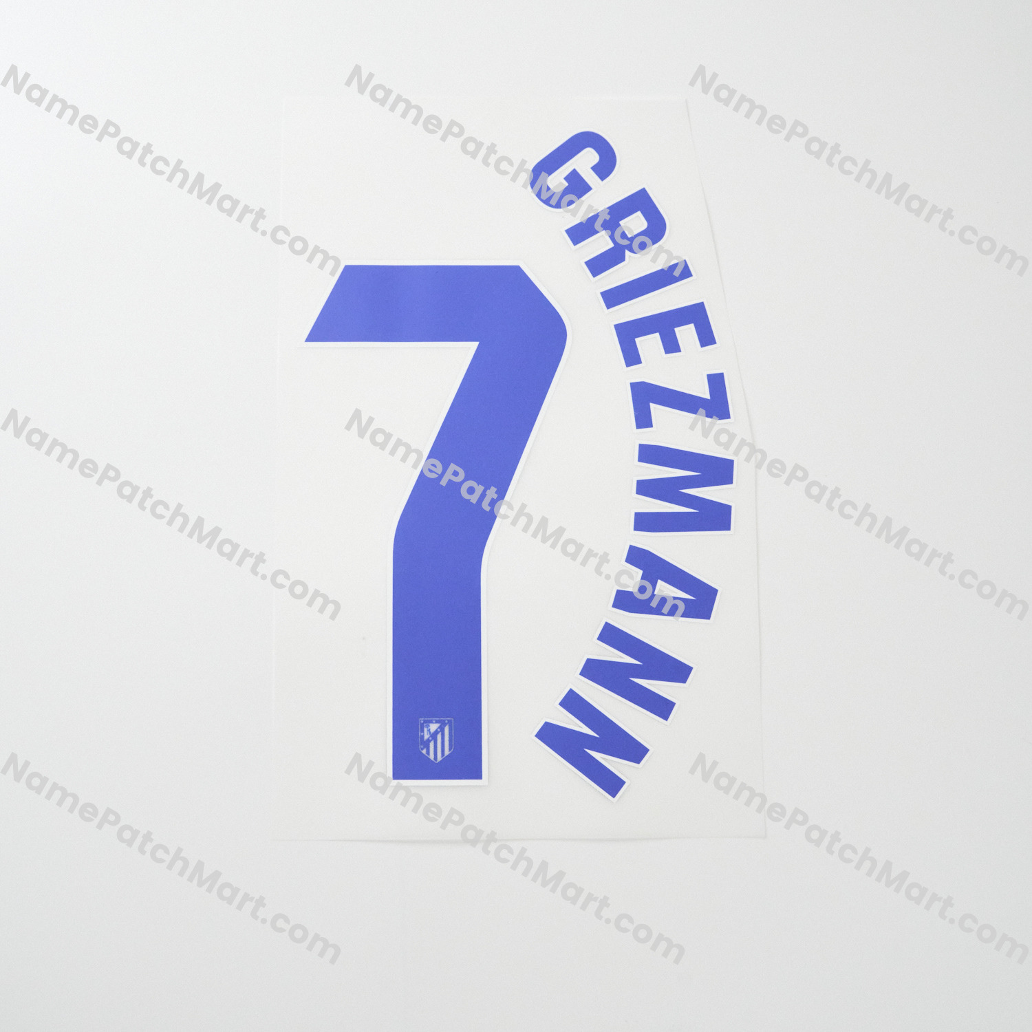 Griezmann #7 (La Liga) - Atletico Madrid 25-26 Home  | Name Number Set - NamePatchMart.COM
