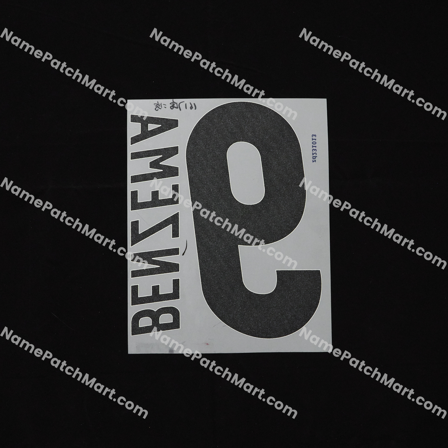 Benzema #9 (Champions League) - Real Madrid 2016-17 Away and Third  | Name Number Set - NamePatchMart.COM