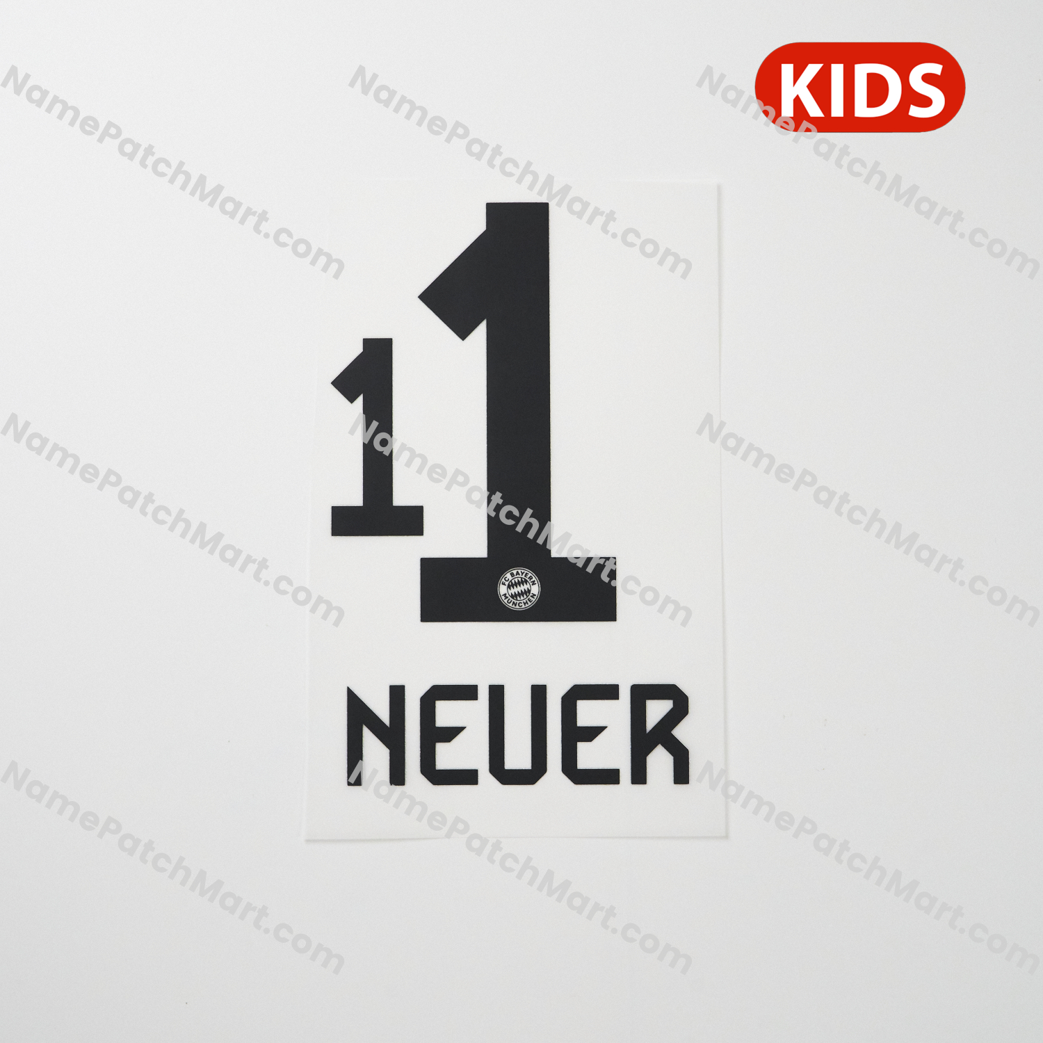 KIDS Neuer #1 - Bayern Munich 25-26 Goalkeeper  | Name Number Set - NamePatchMart.COM