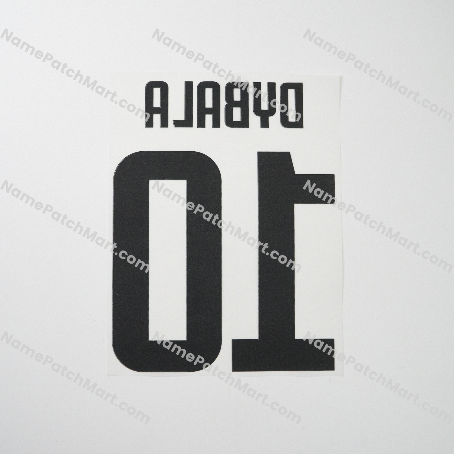 Dybala #10 - Juventus 2018-19 Home  | Name Number Set - NamePatchMart.COM