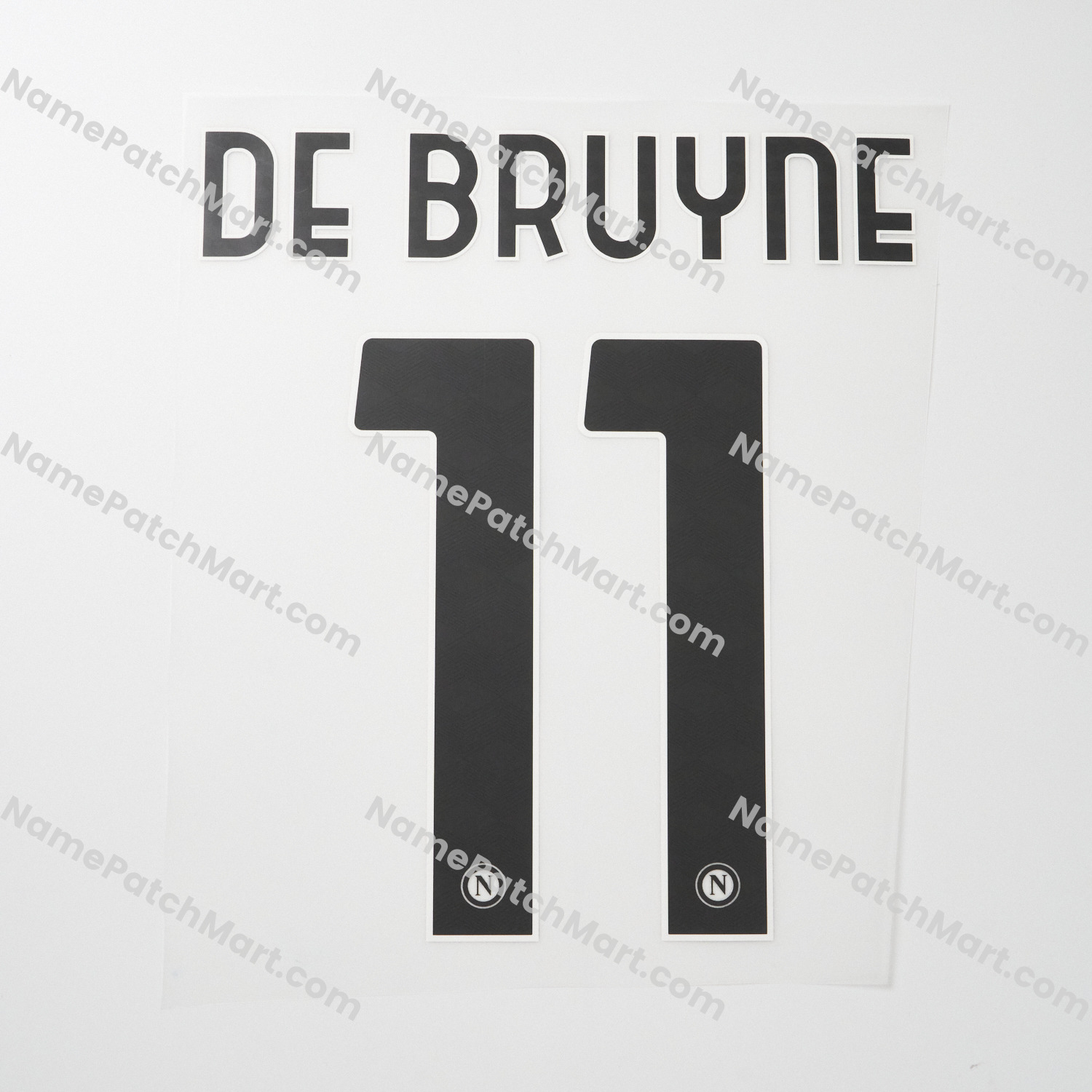 De Bruyne #11 - Napoli 25-26 Away  | Name Number Set - NamePatchMart.COM