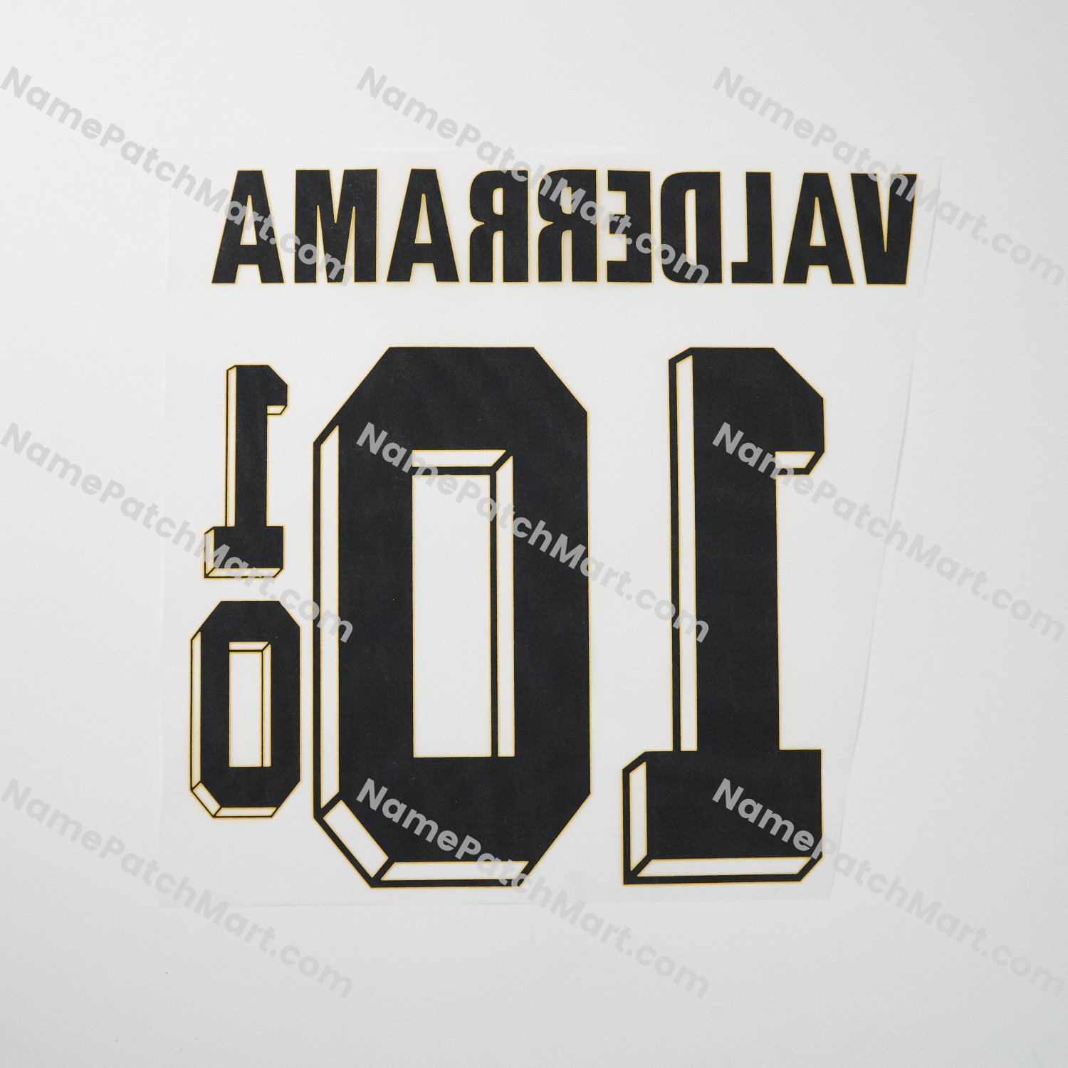 Valderrama #10 - Colombia 1990 Away  | Name Number Set - NamePatchMart.COM